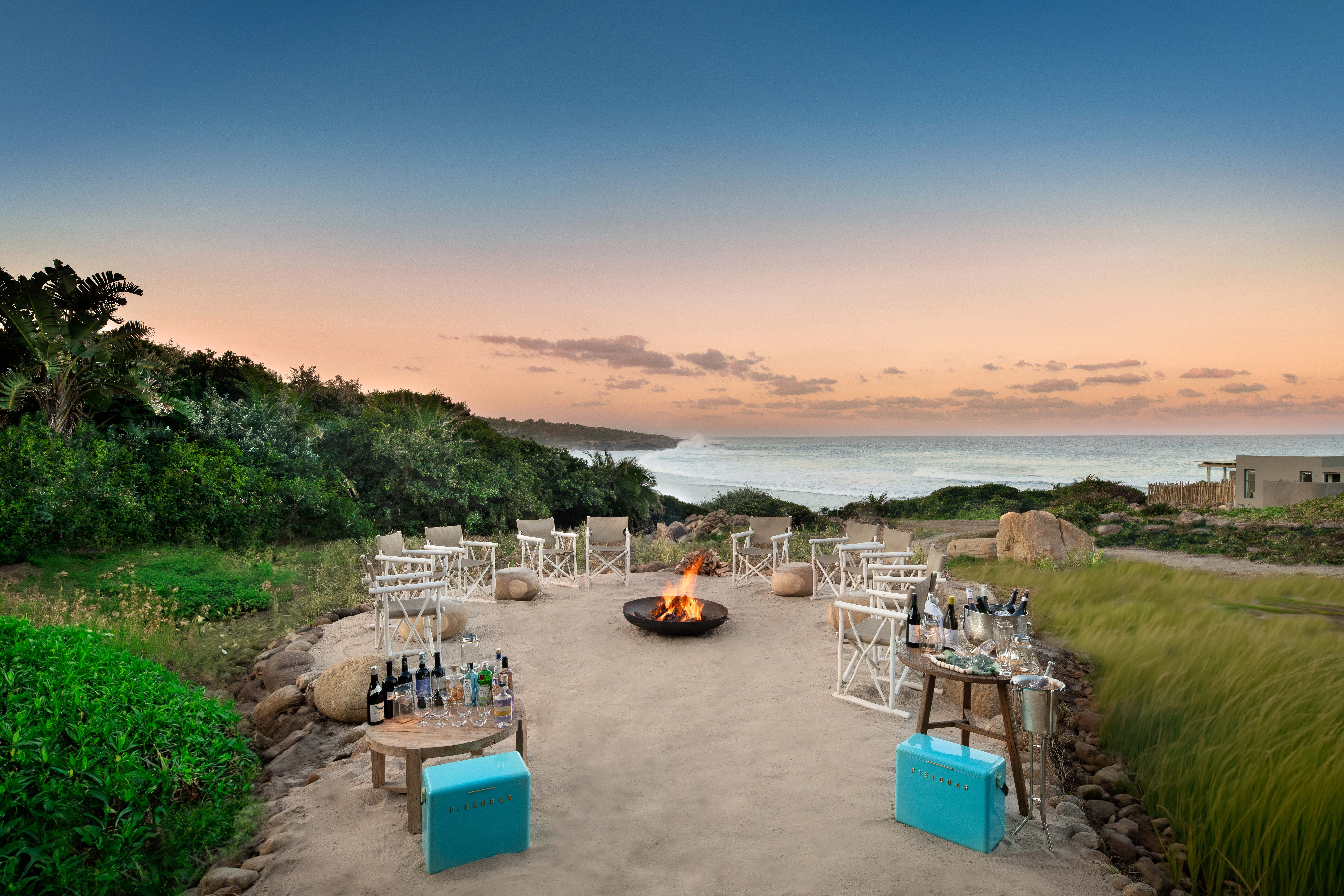 Gwegwe lodge fire pit