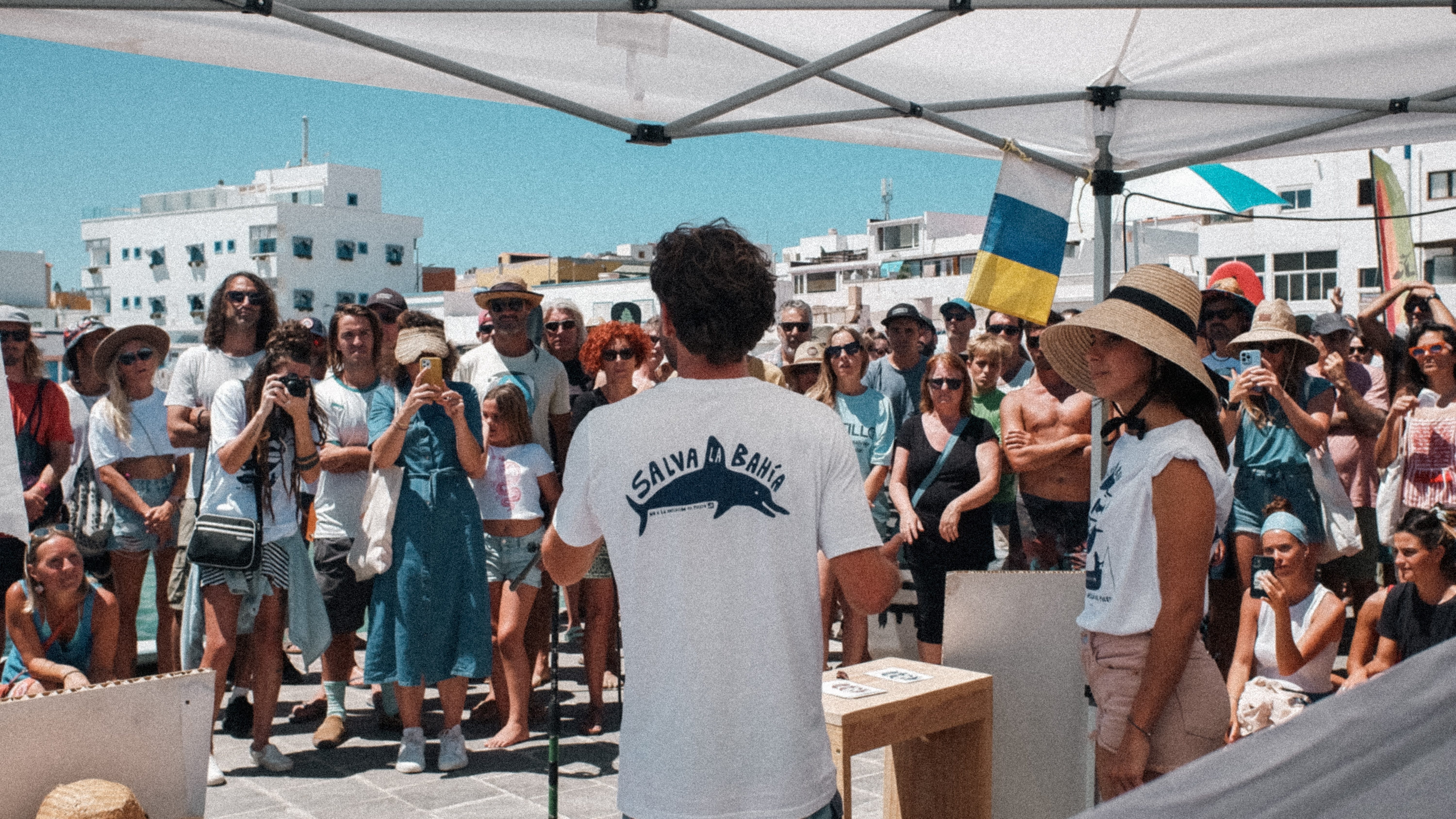 Team leaders doing orientation