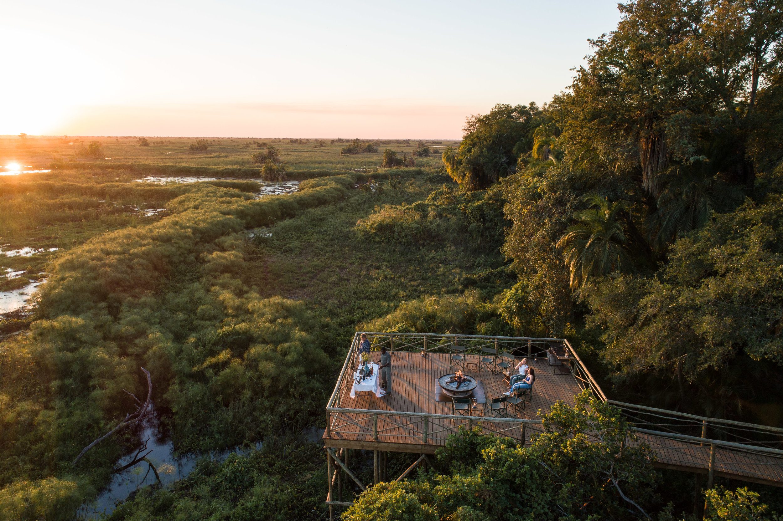 setari camp luftaufnahme