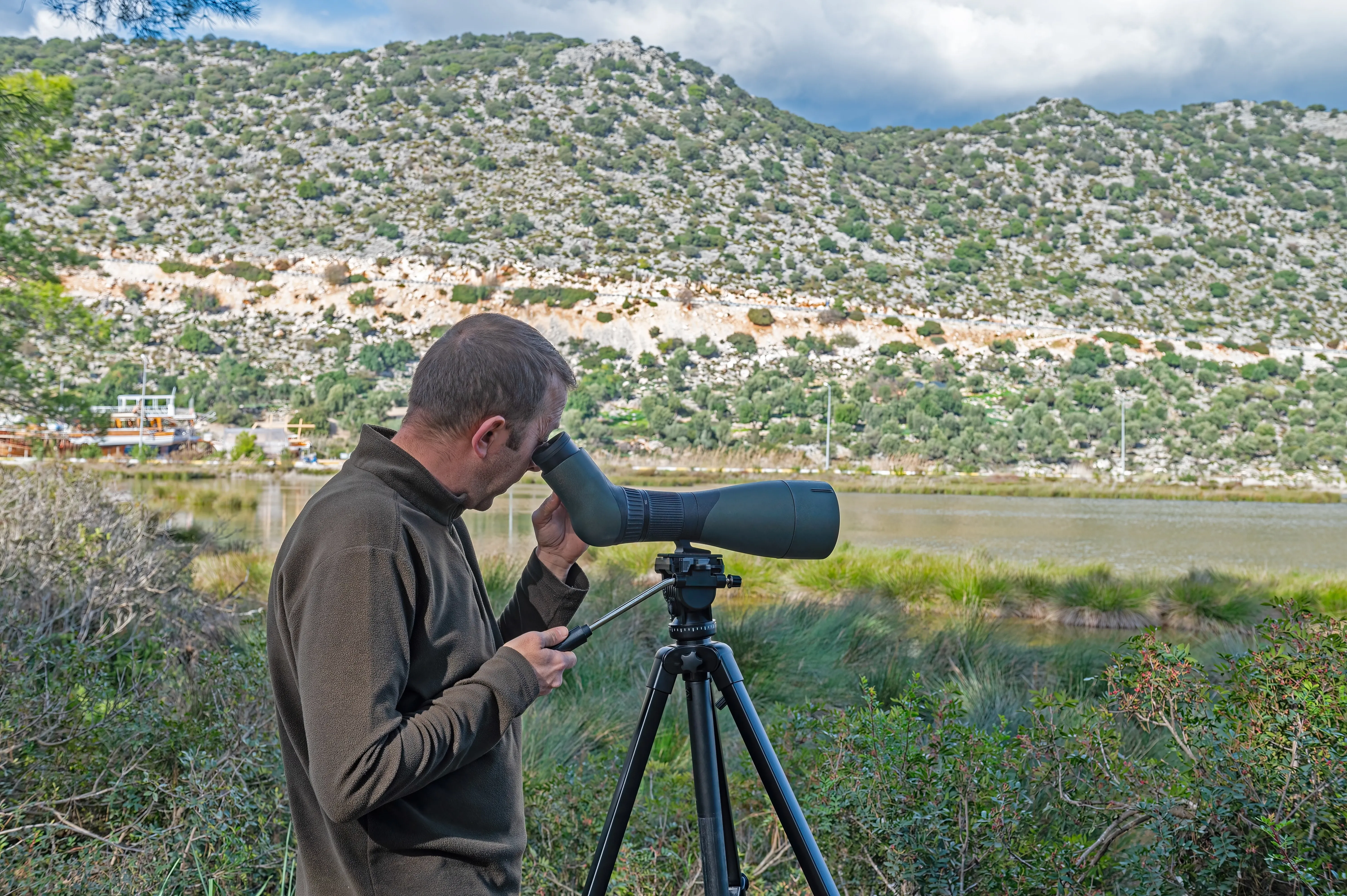 telescope birding