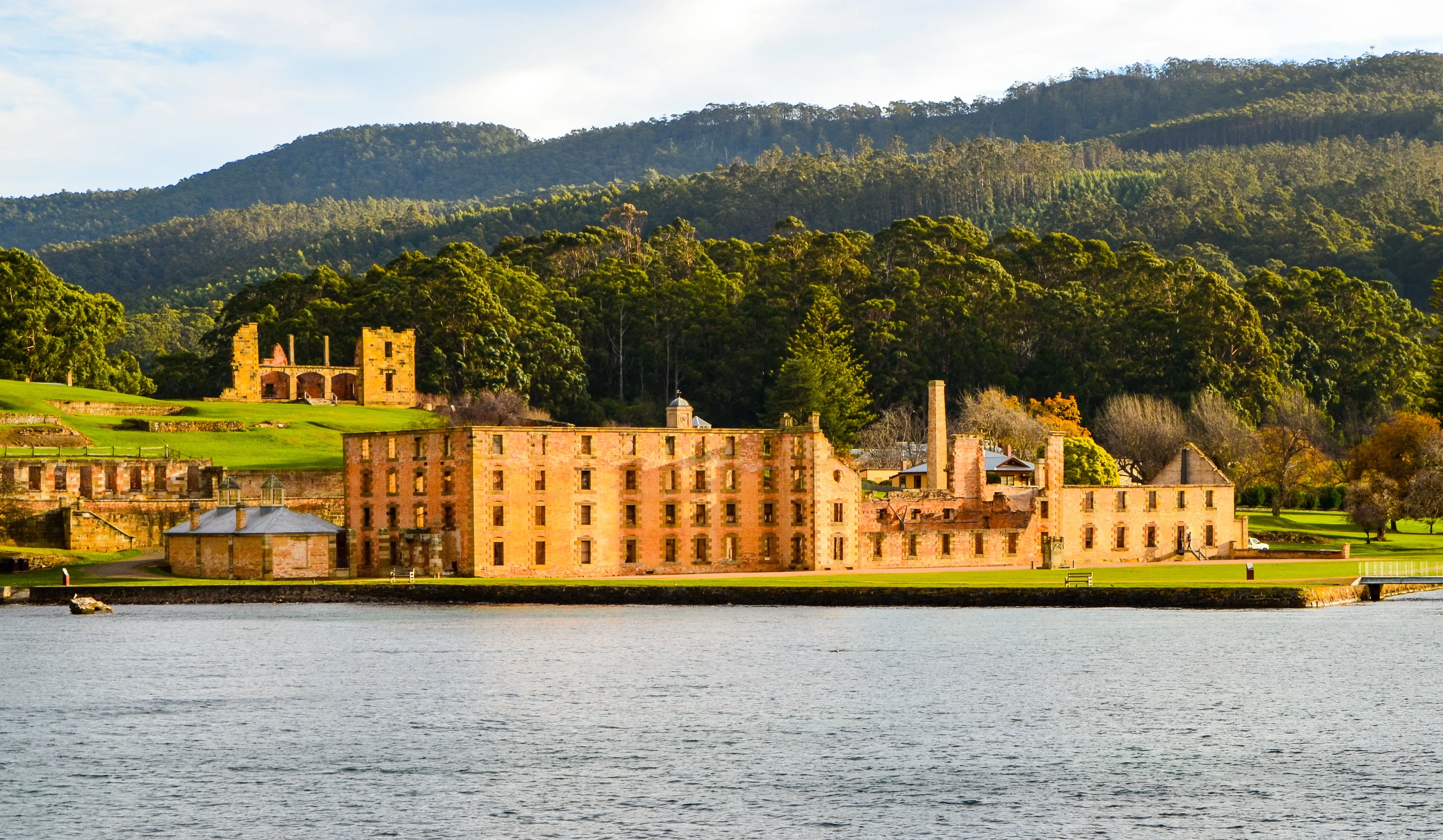 Port Arthur vom Meer aus