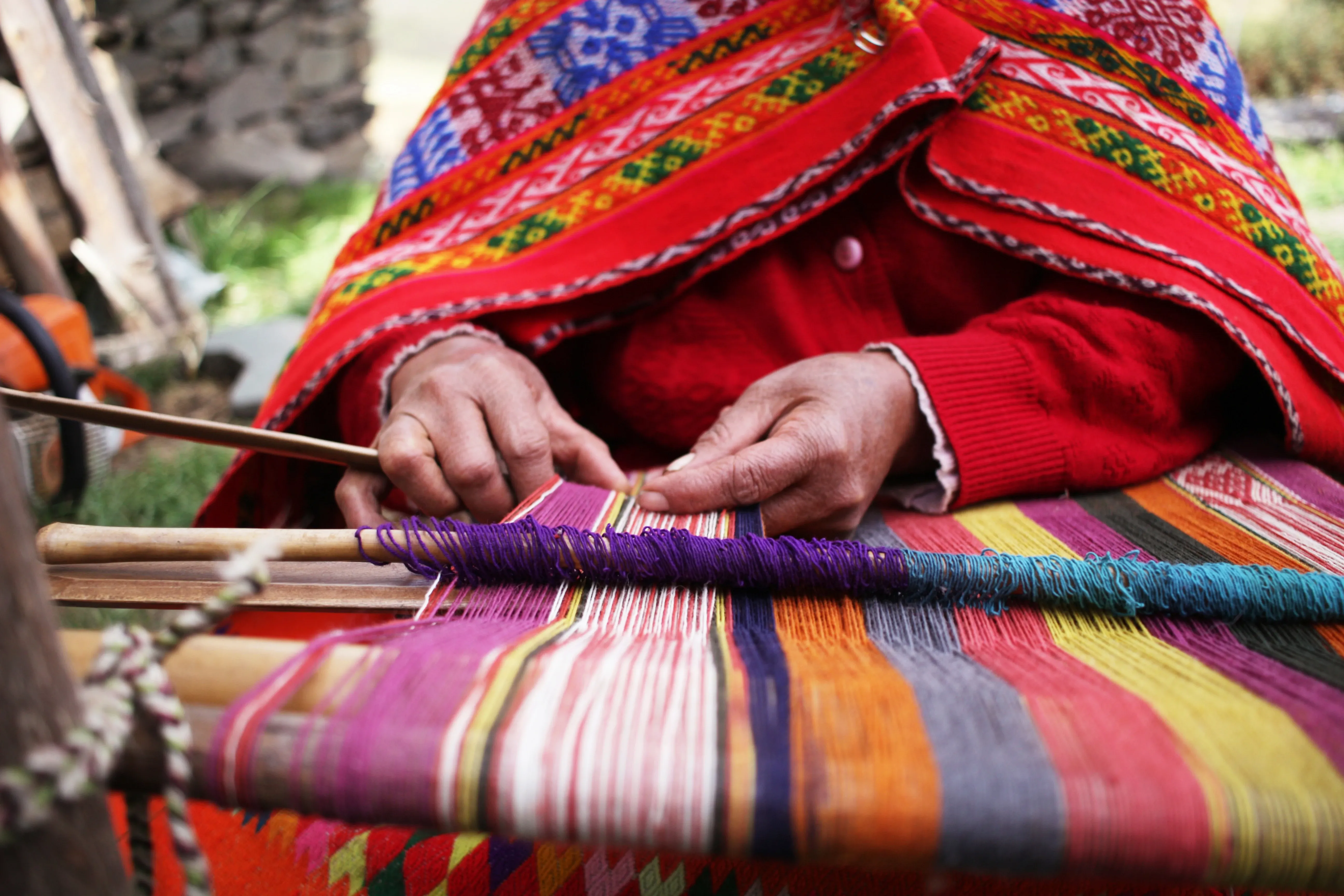 Traditionelle Handwerkskunst in Peru