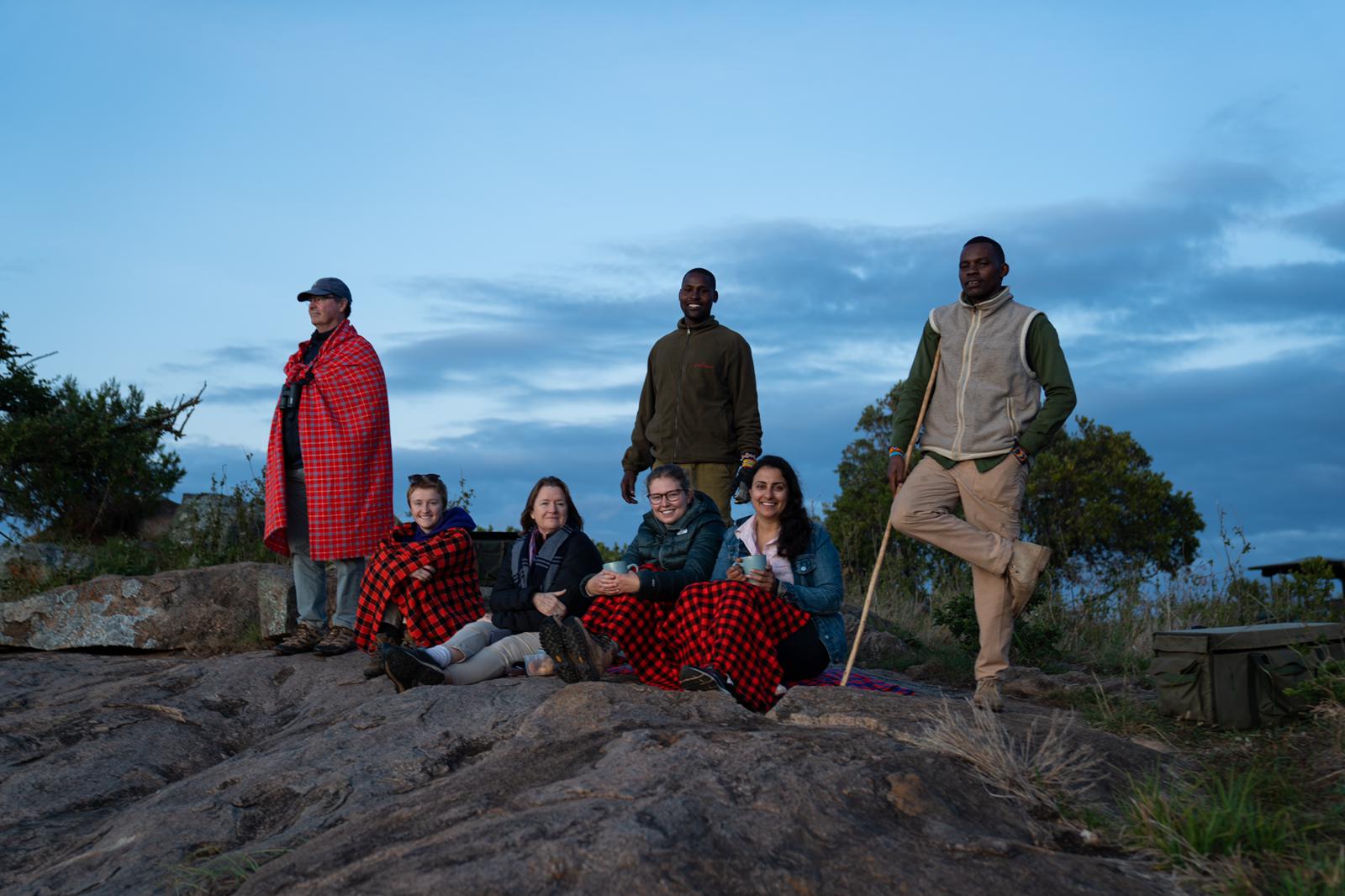 Aktivität zum Sonnenuntergang