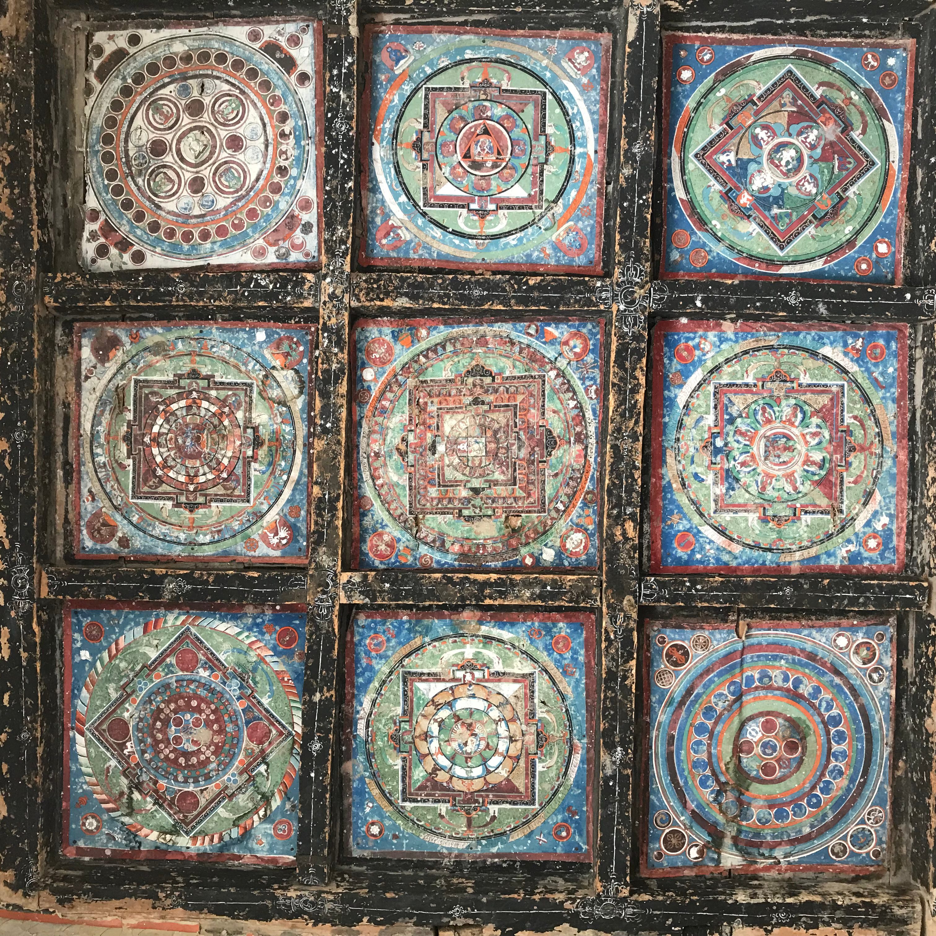 old window with traditional patterns