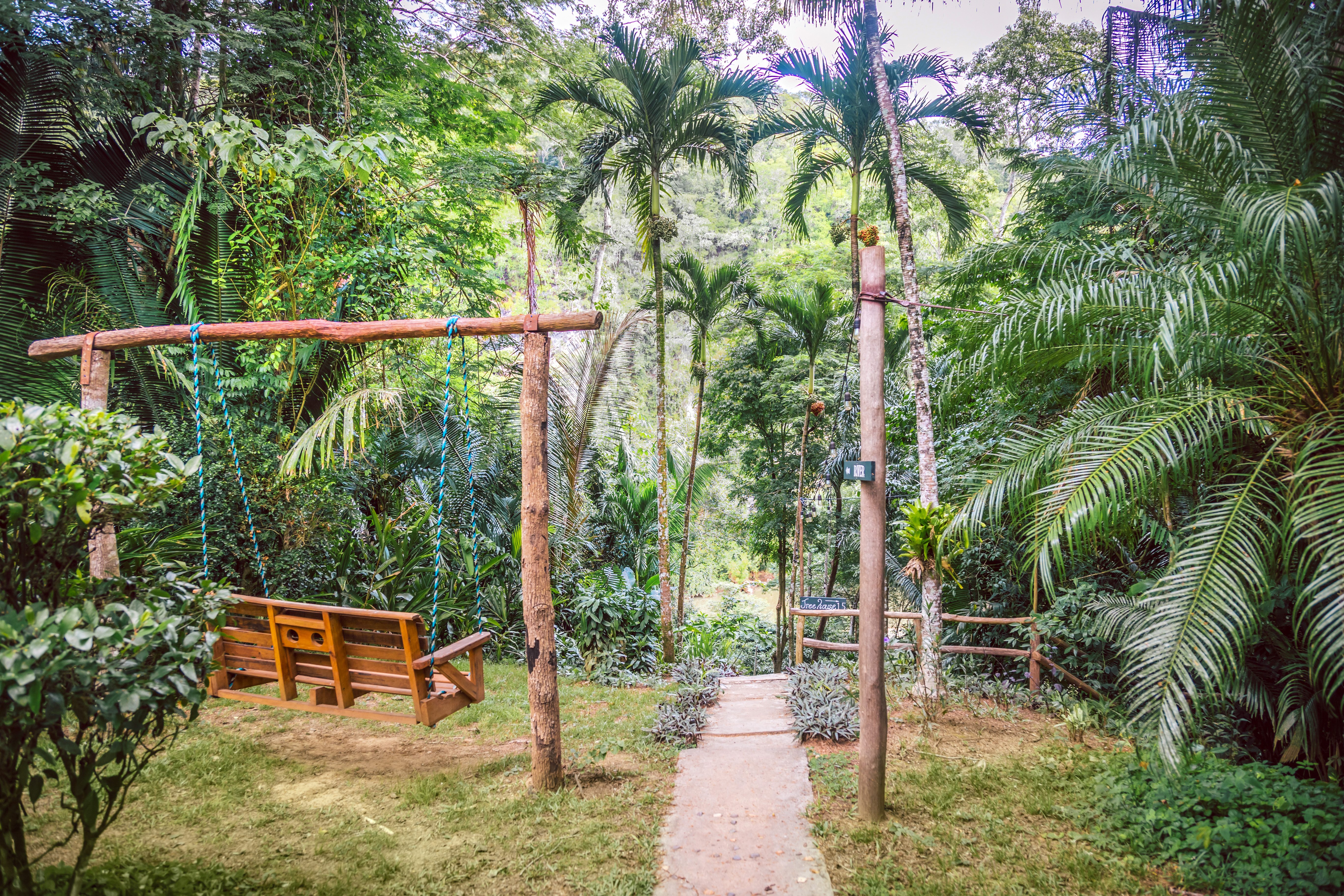 Swings by the property