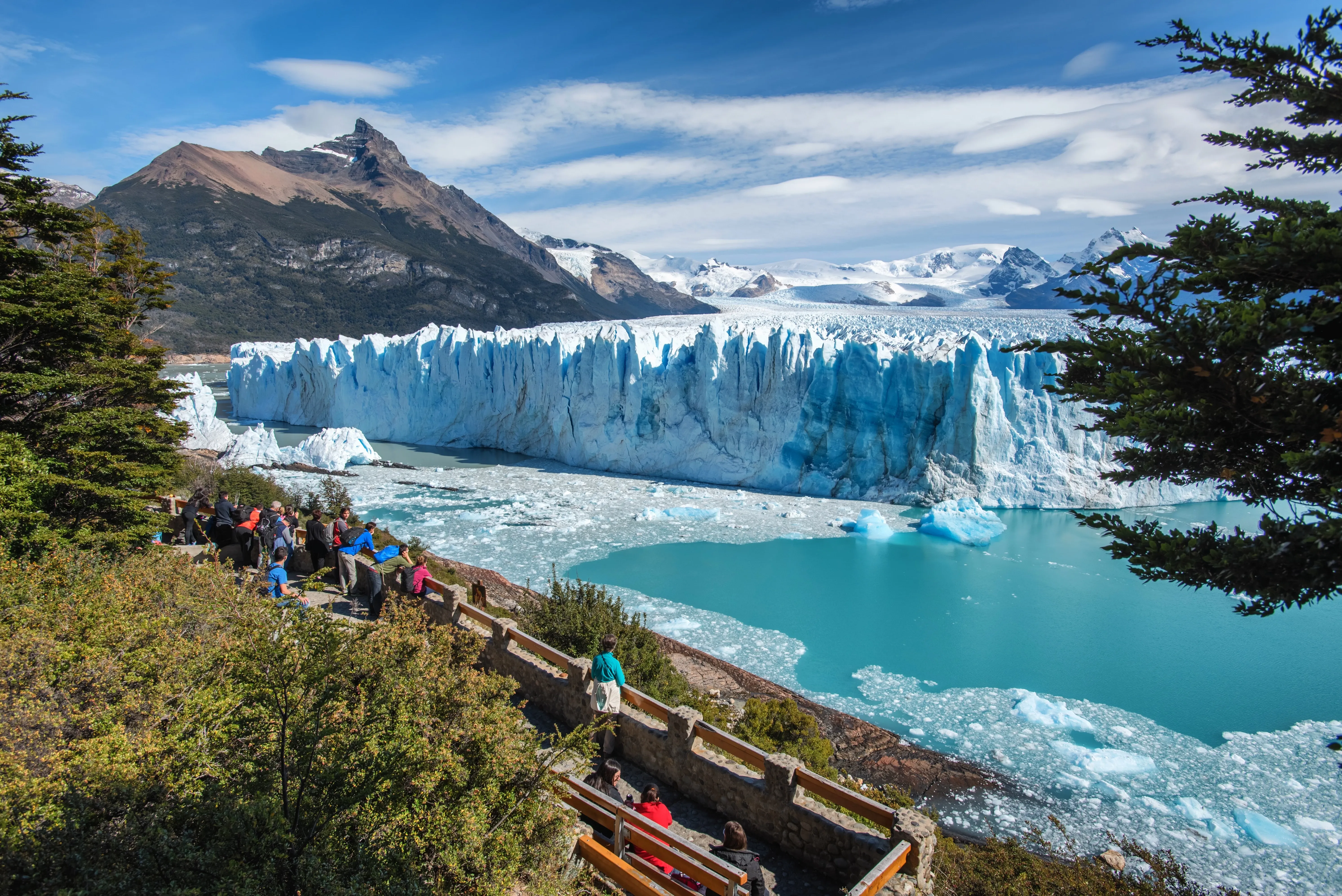 Hiking in the Andes, South America