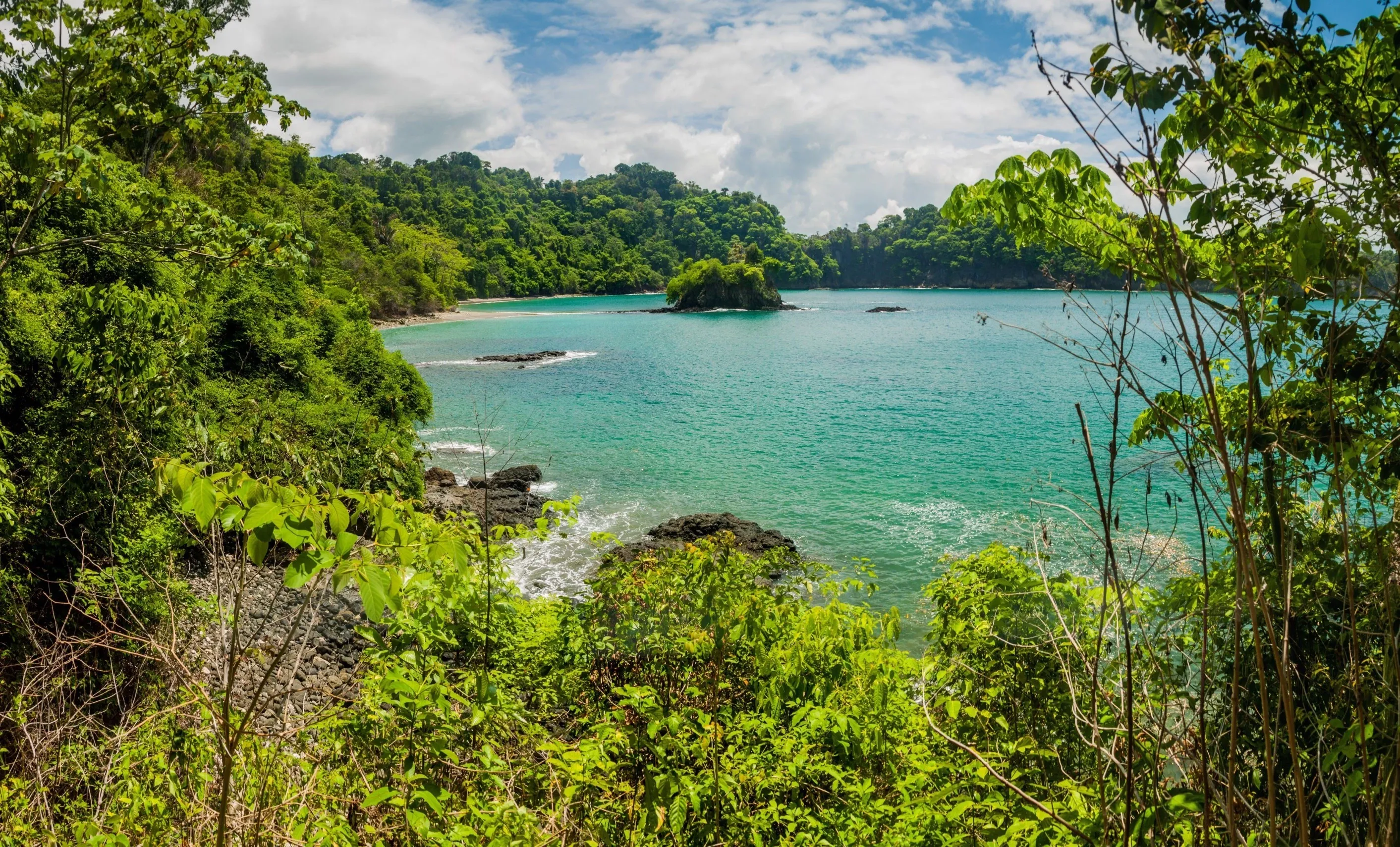 Blaue Lagune in der Natur, Costa Rica