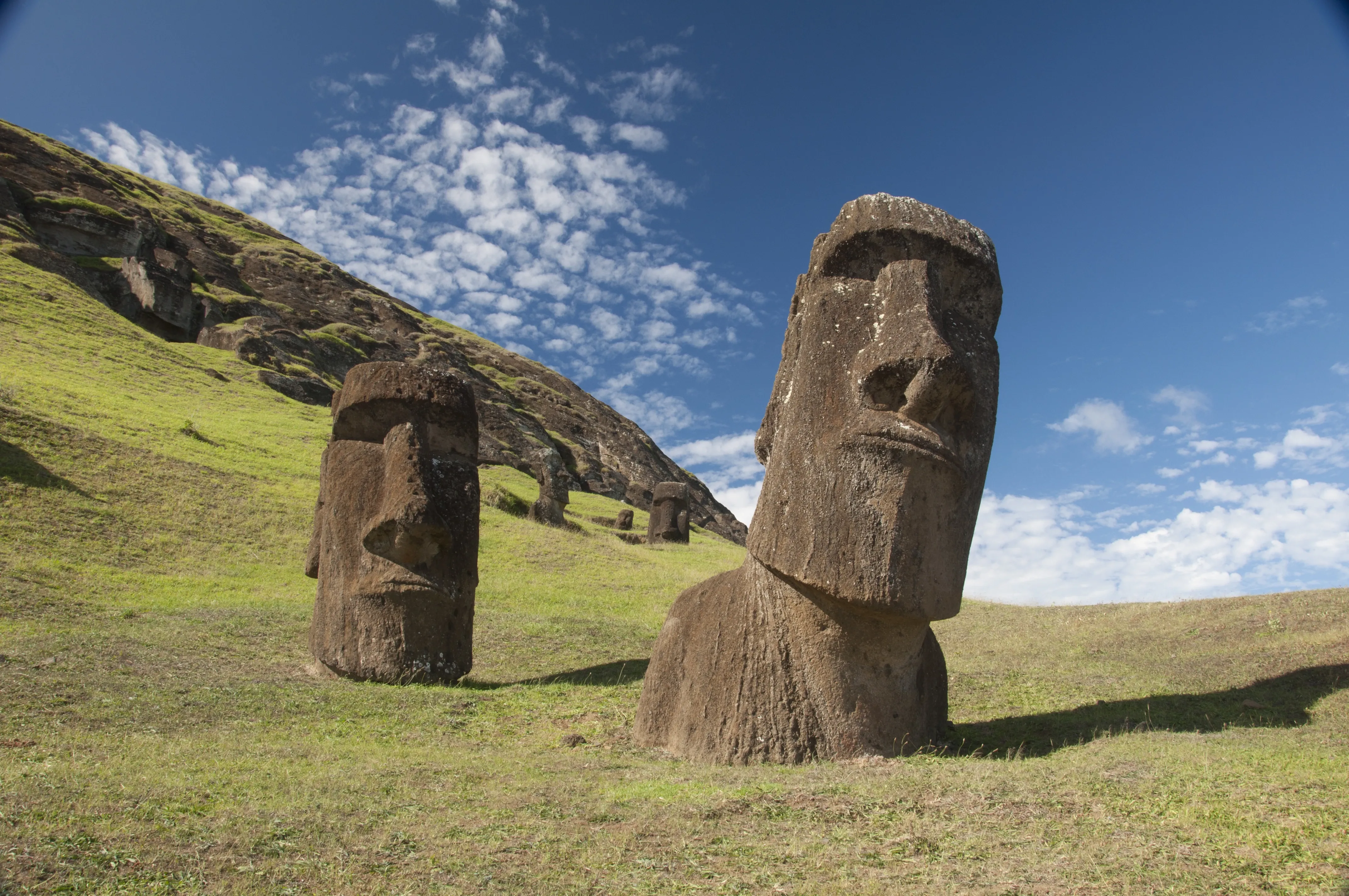 Statues on Easter Island