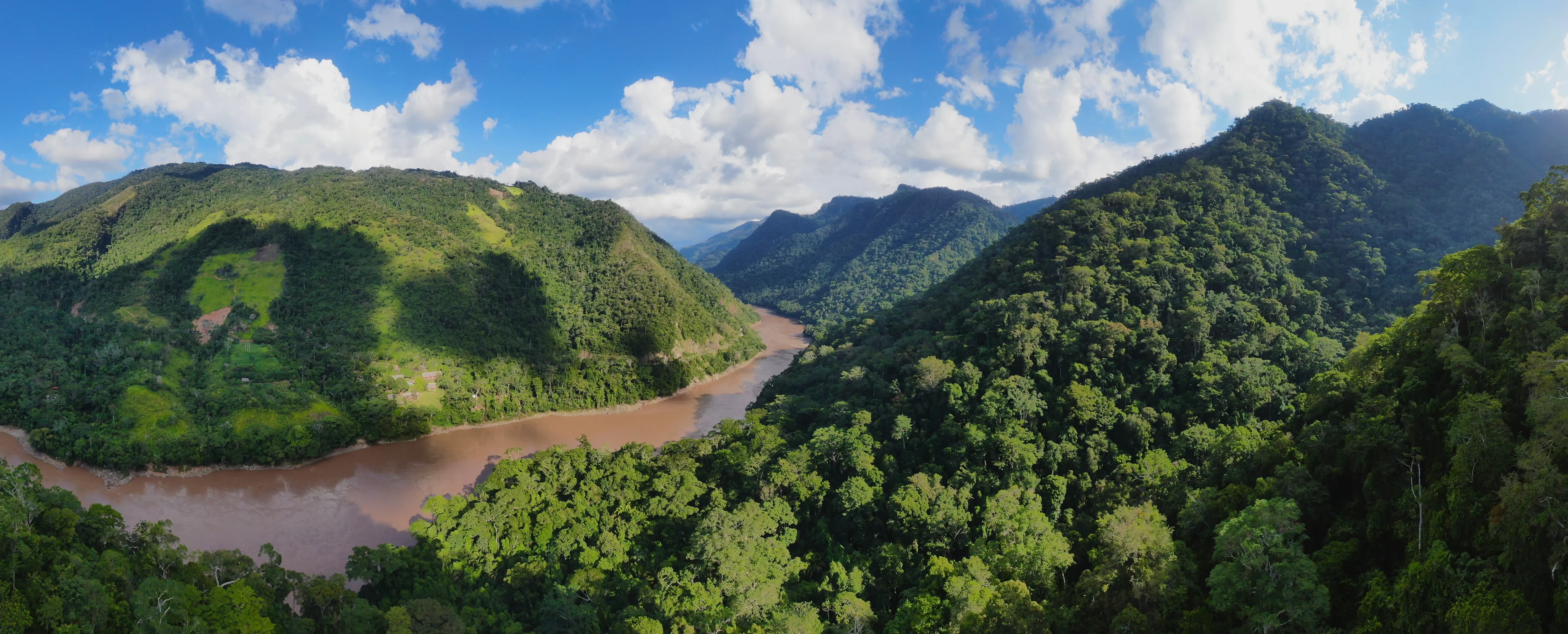Peru amazon rainforest landscape