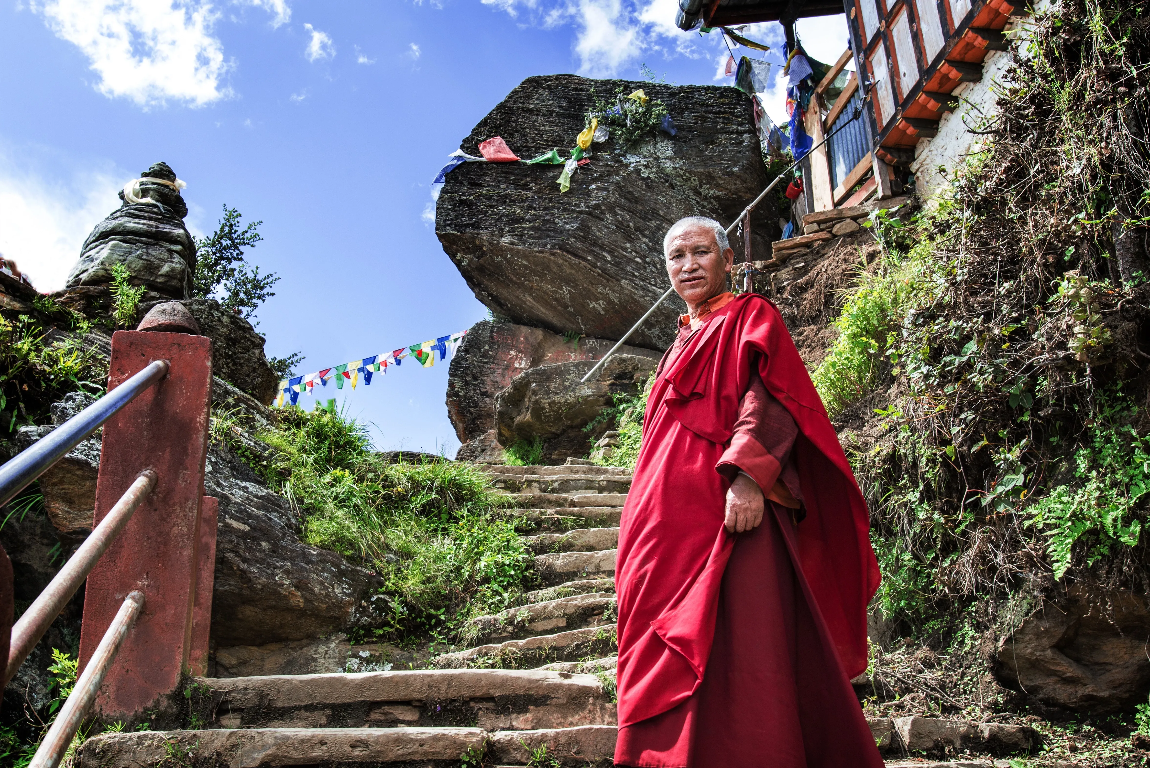 Red monk