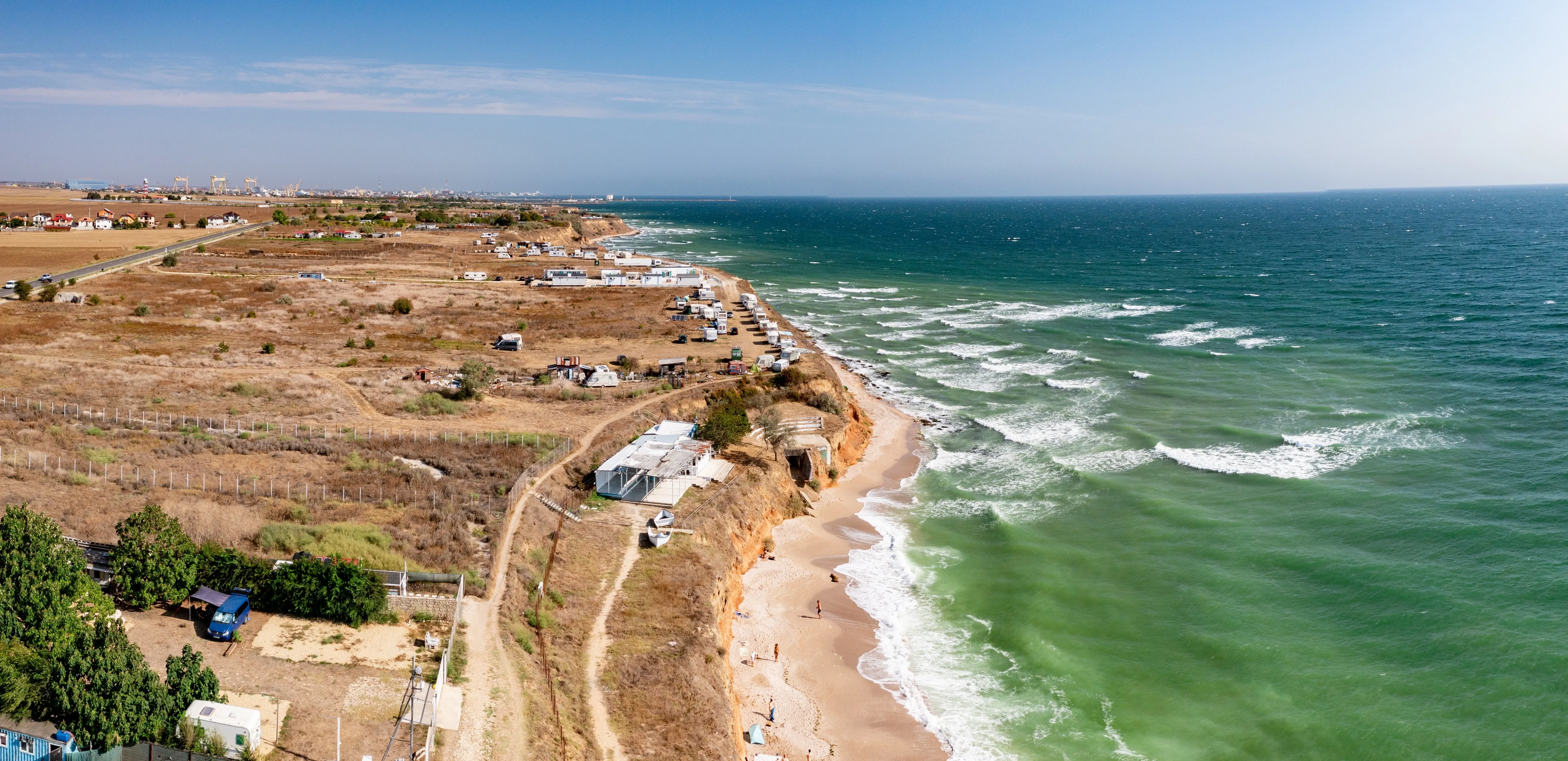 Romanian coastline