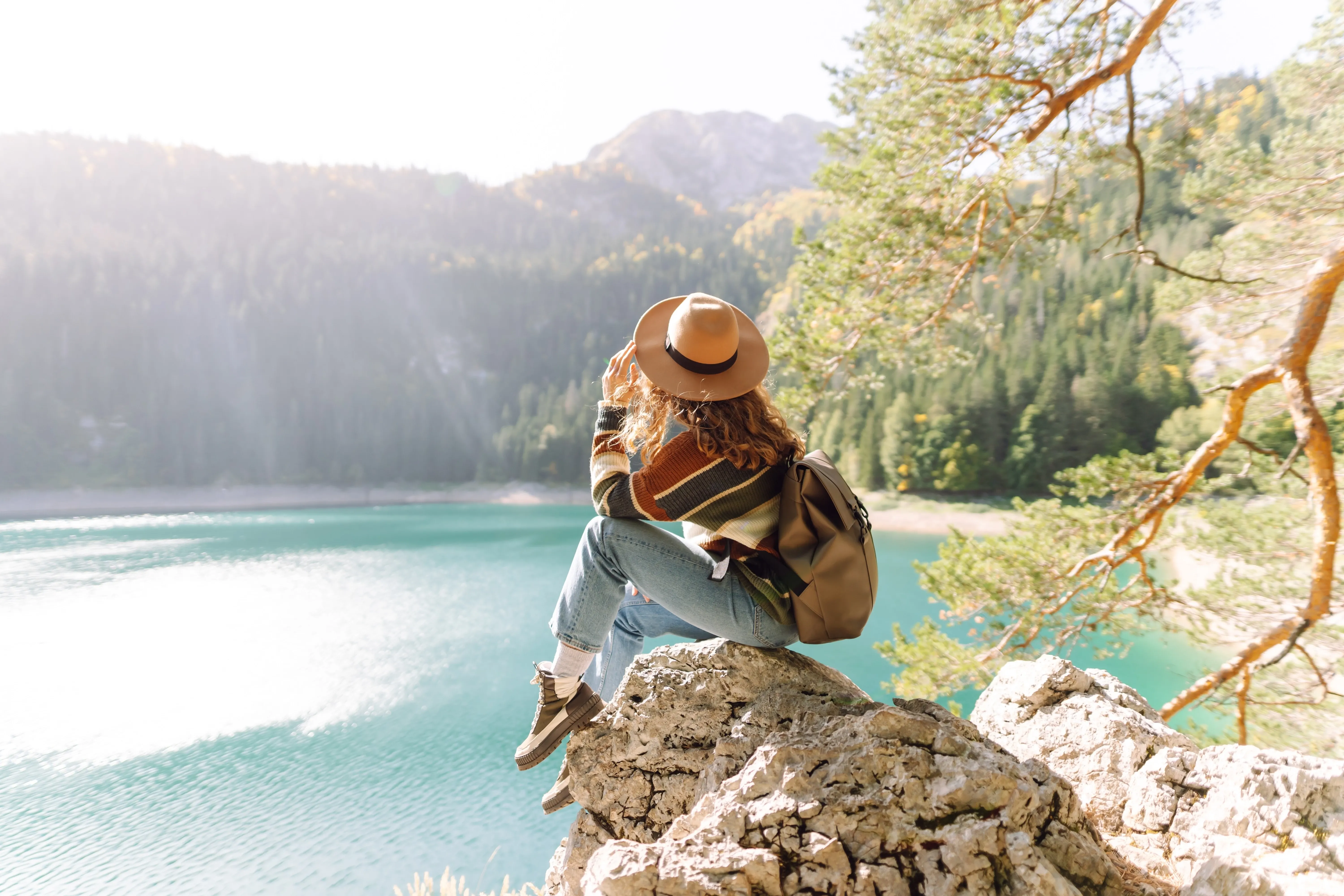 Wanderer in der Natur