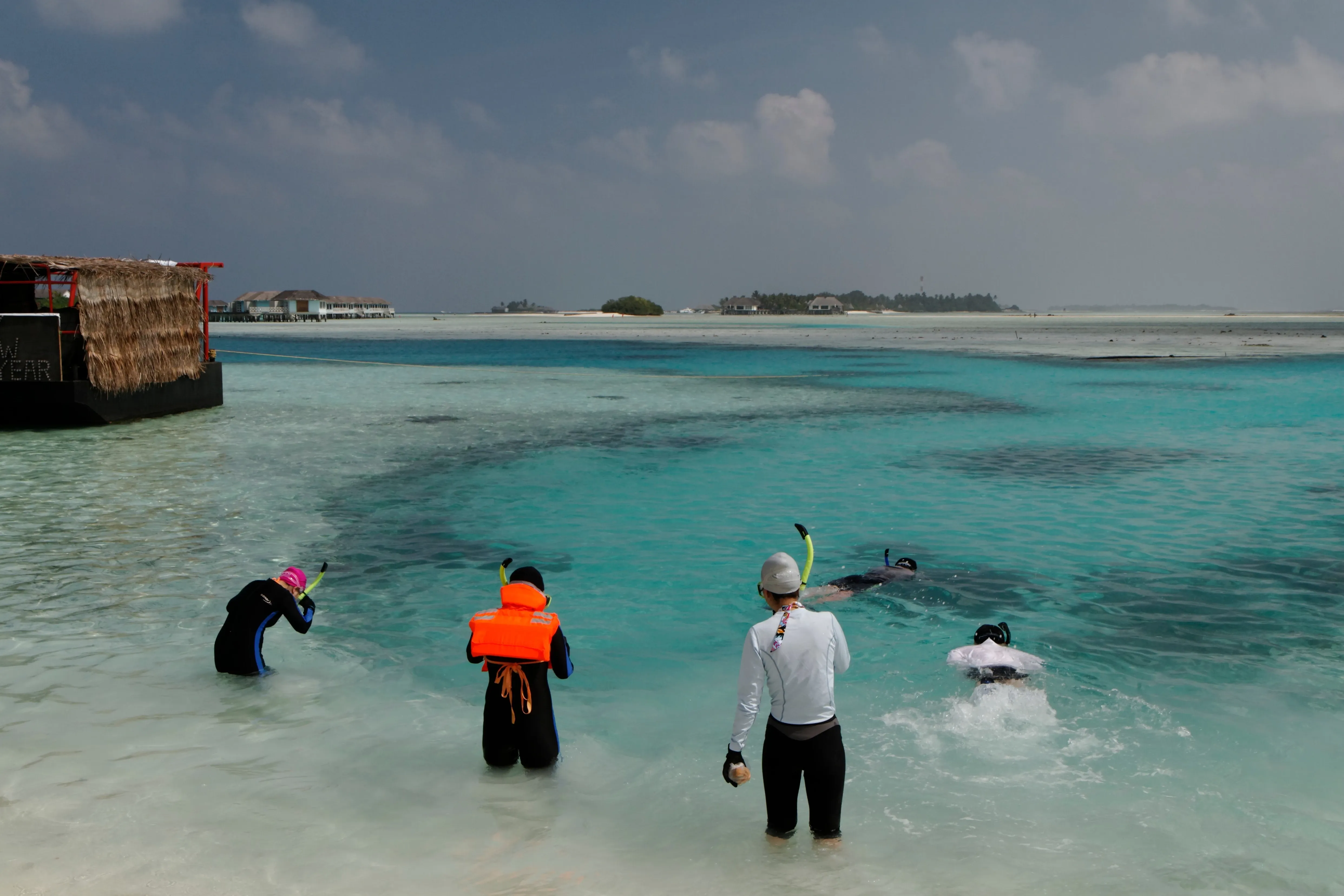 Strandaktivitäten auf den Malediven