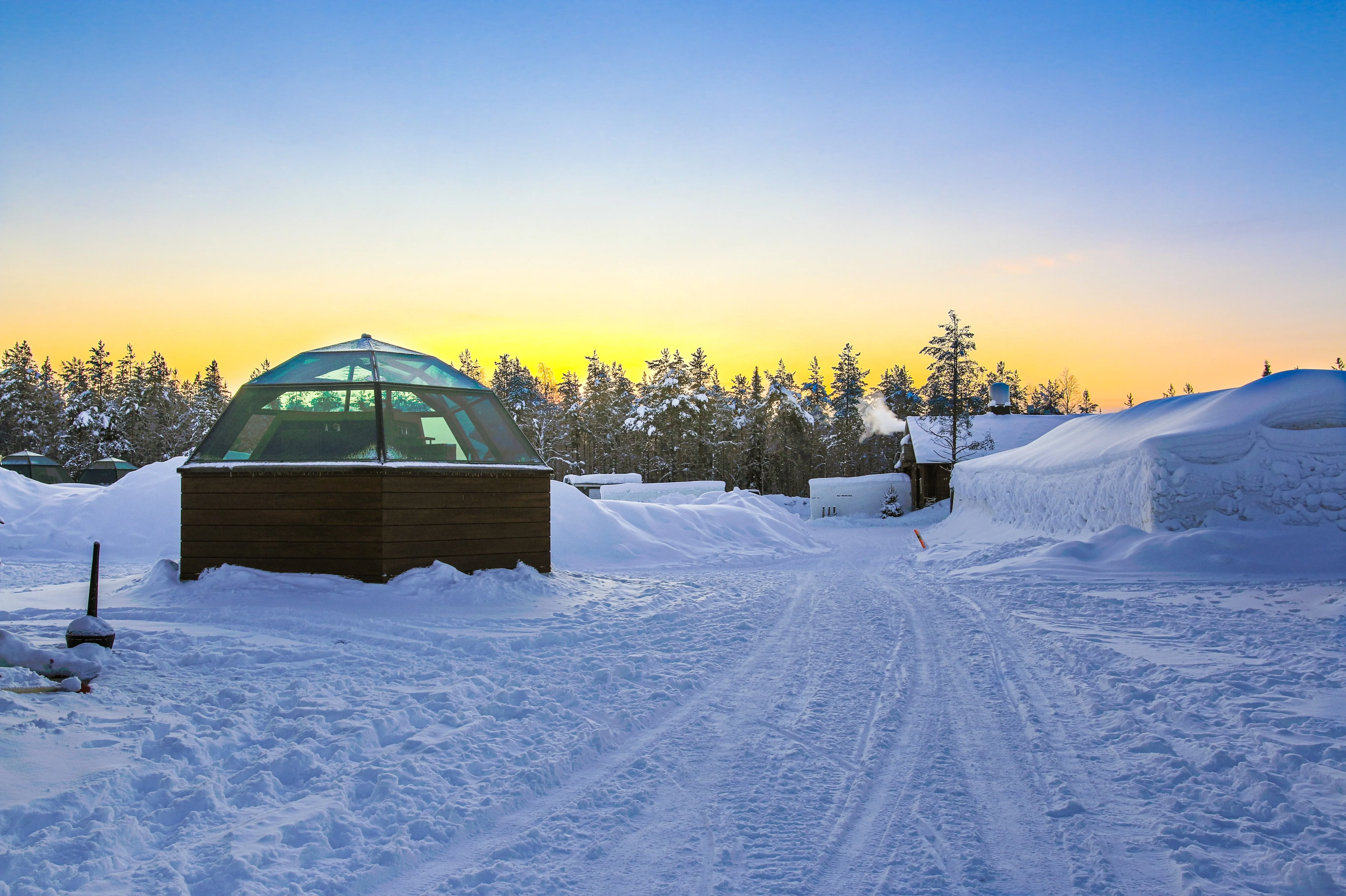 Igloo in finland