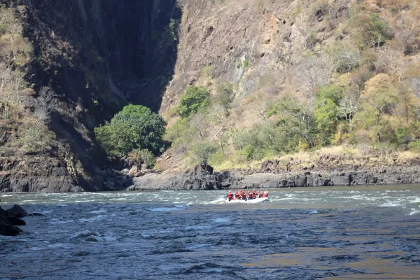 Zambezi rafting group