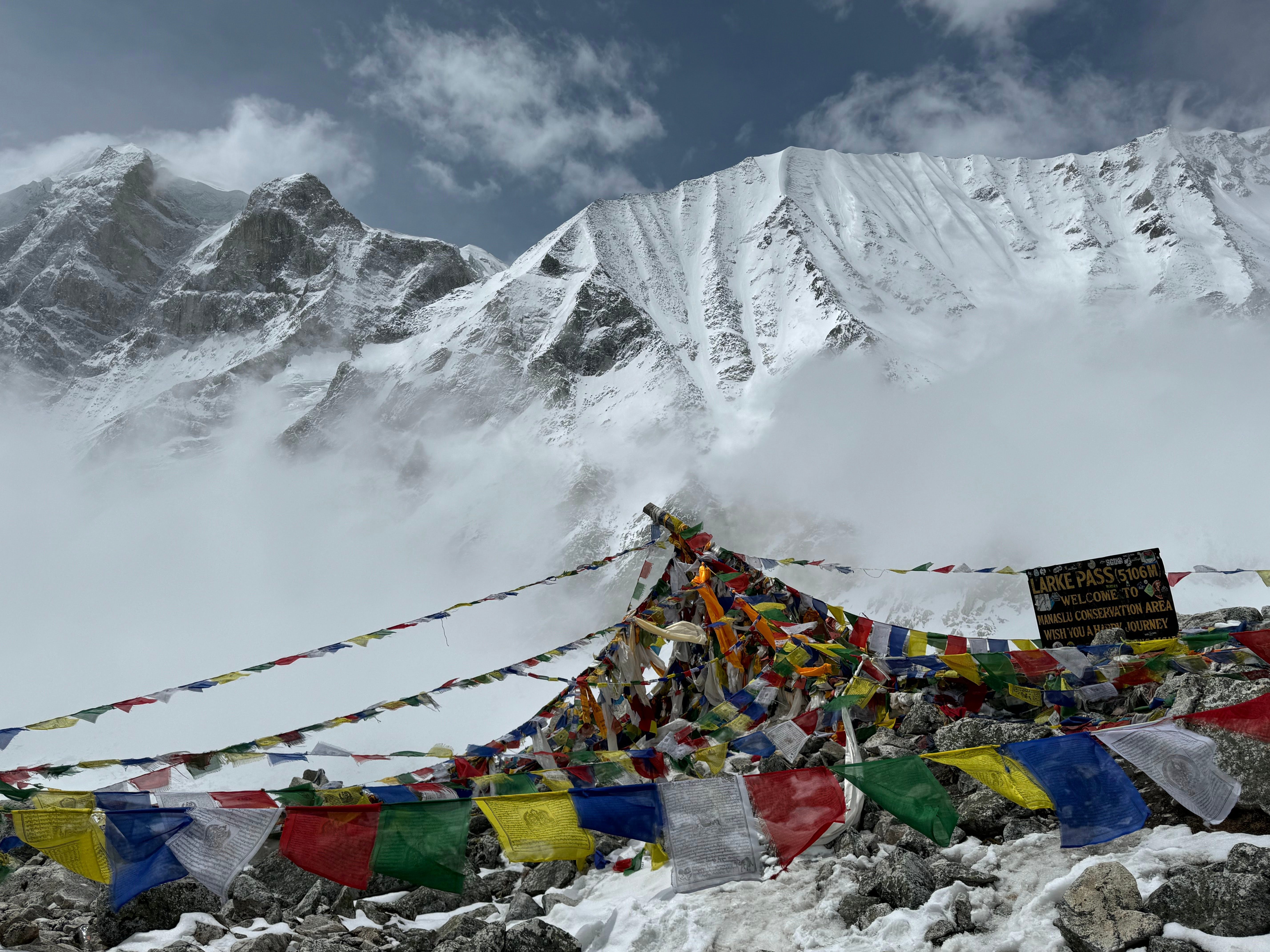 snow capped mountains