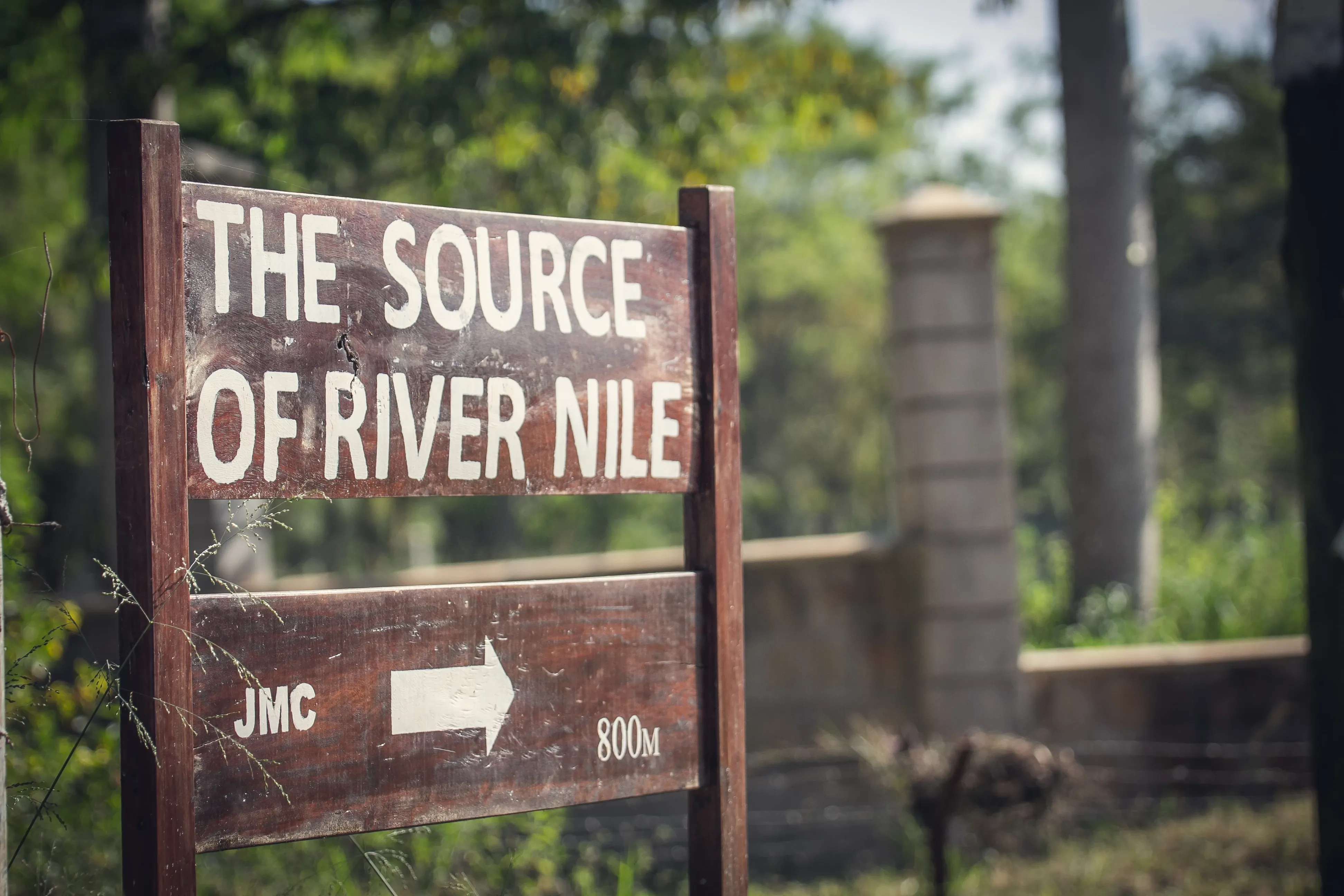 Nile river sign