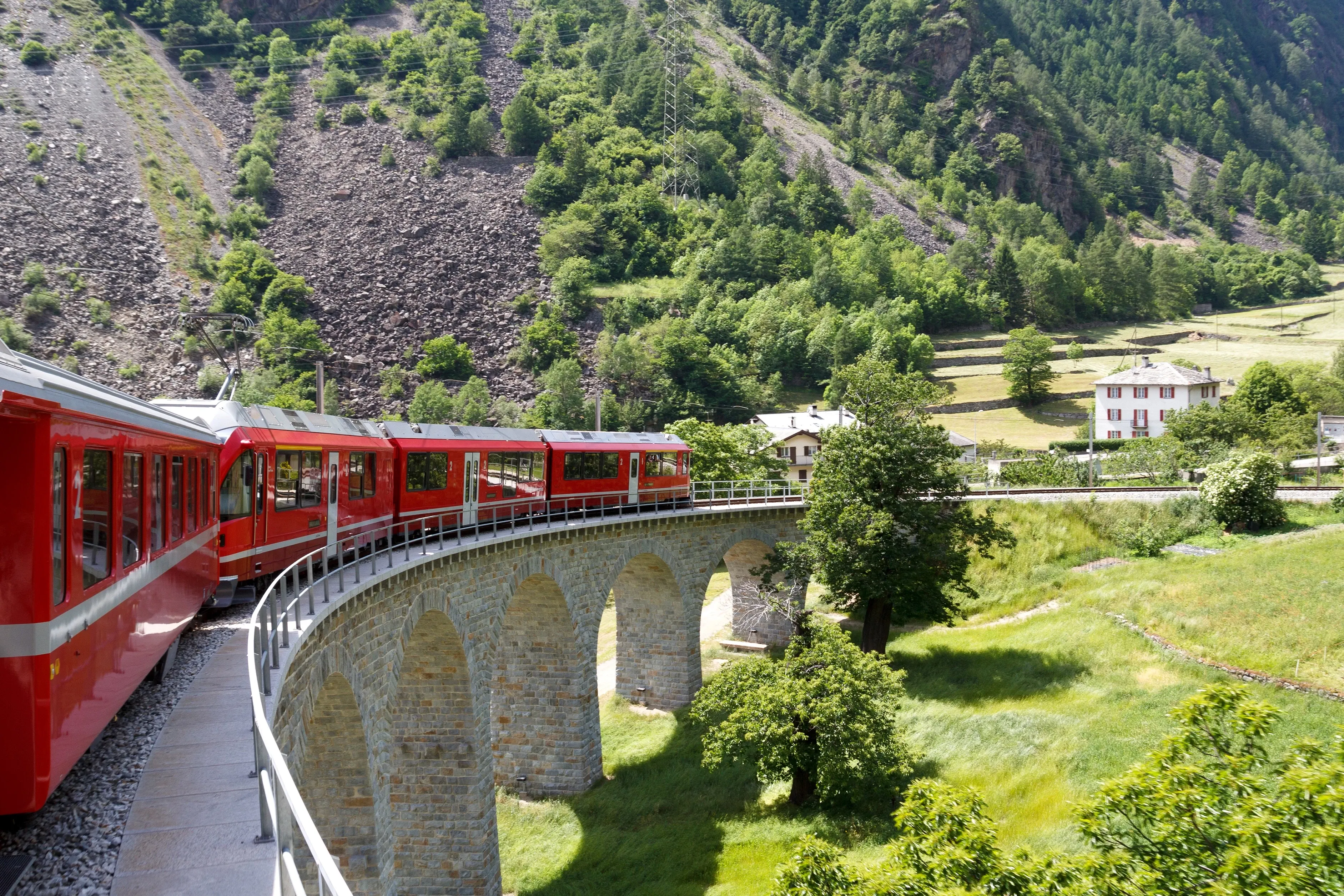 Train infrastructure in switzerland