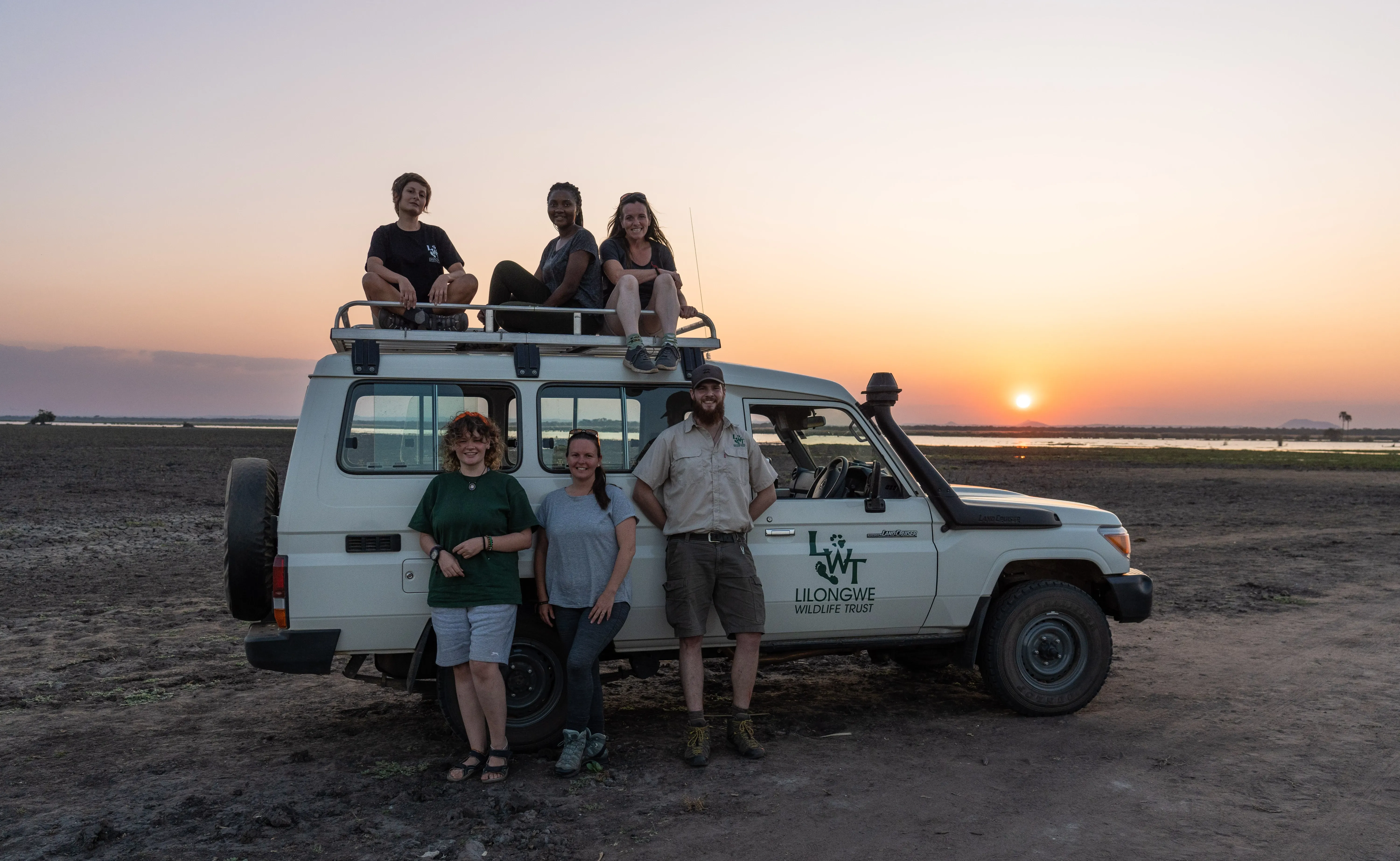 Malawi monitoring game drive