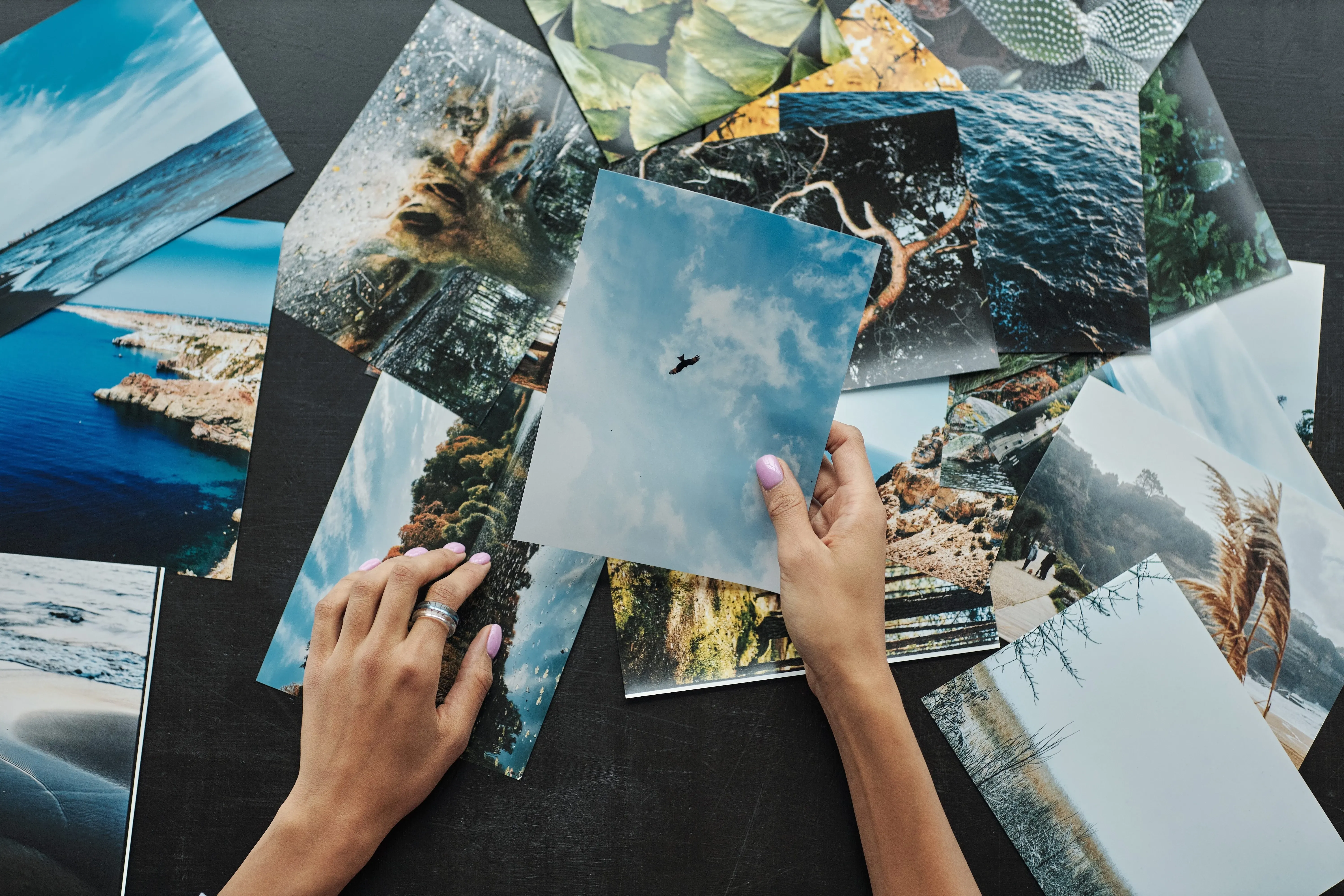 Fotographien mit Erinnerungen