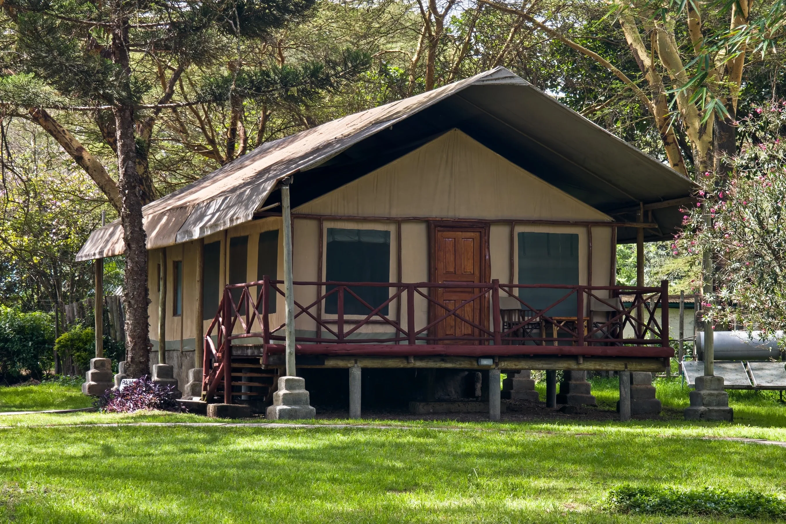 Luxuriöse Zeltunterkunft in Botswana