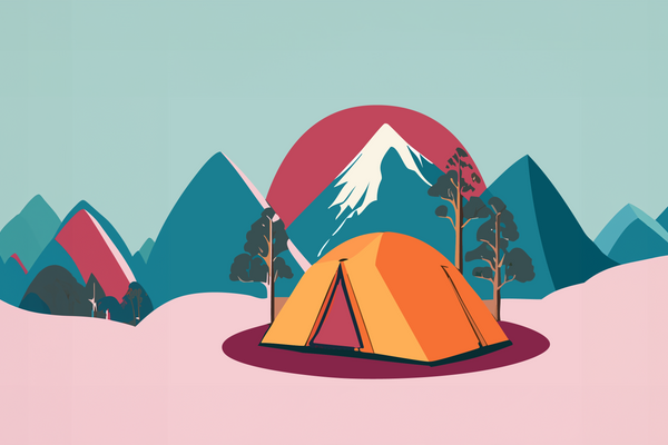 Ecofriendly outdoor hygiene while camping