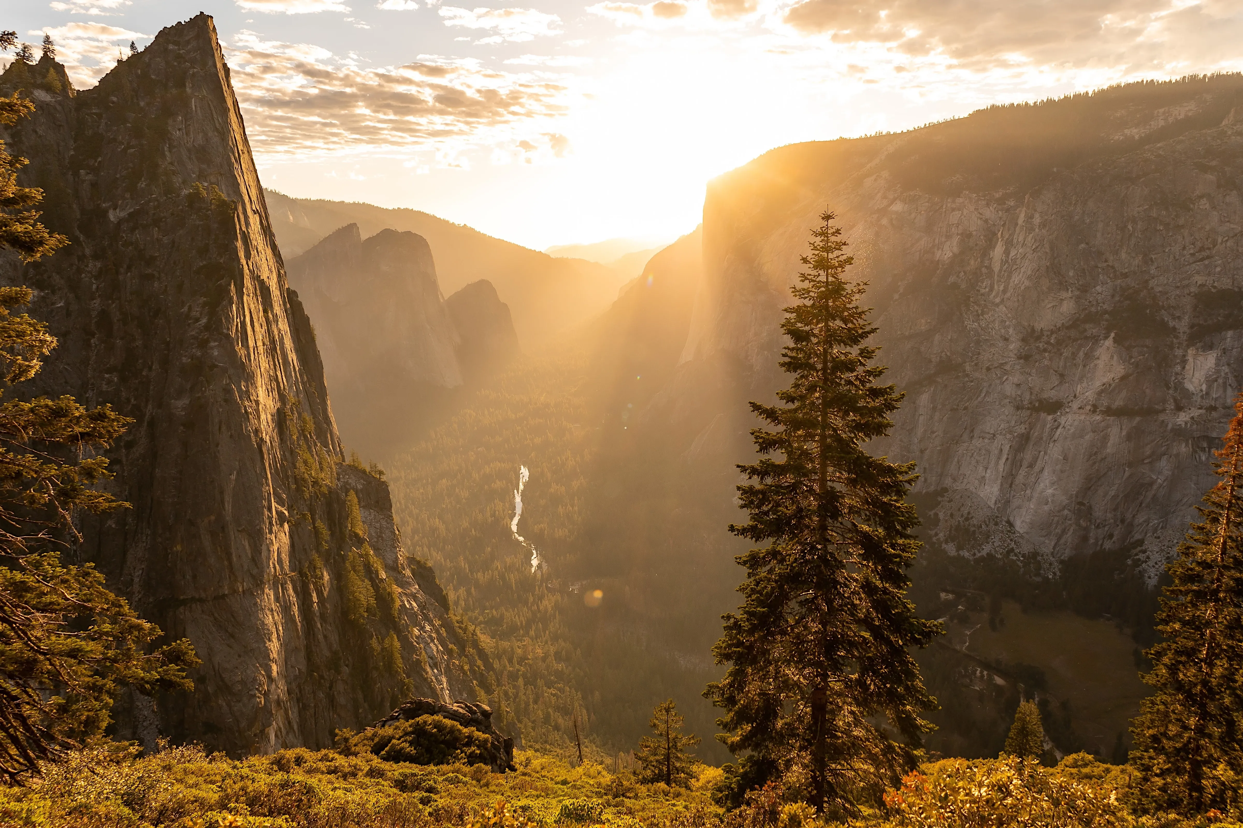Yosemite valley view