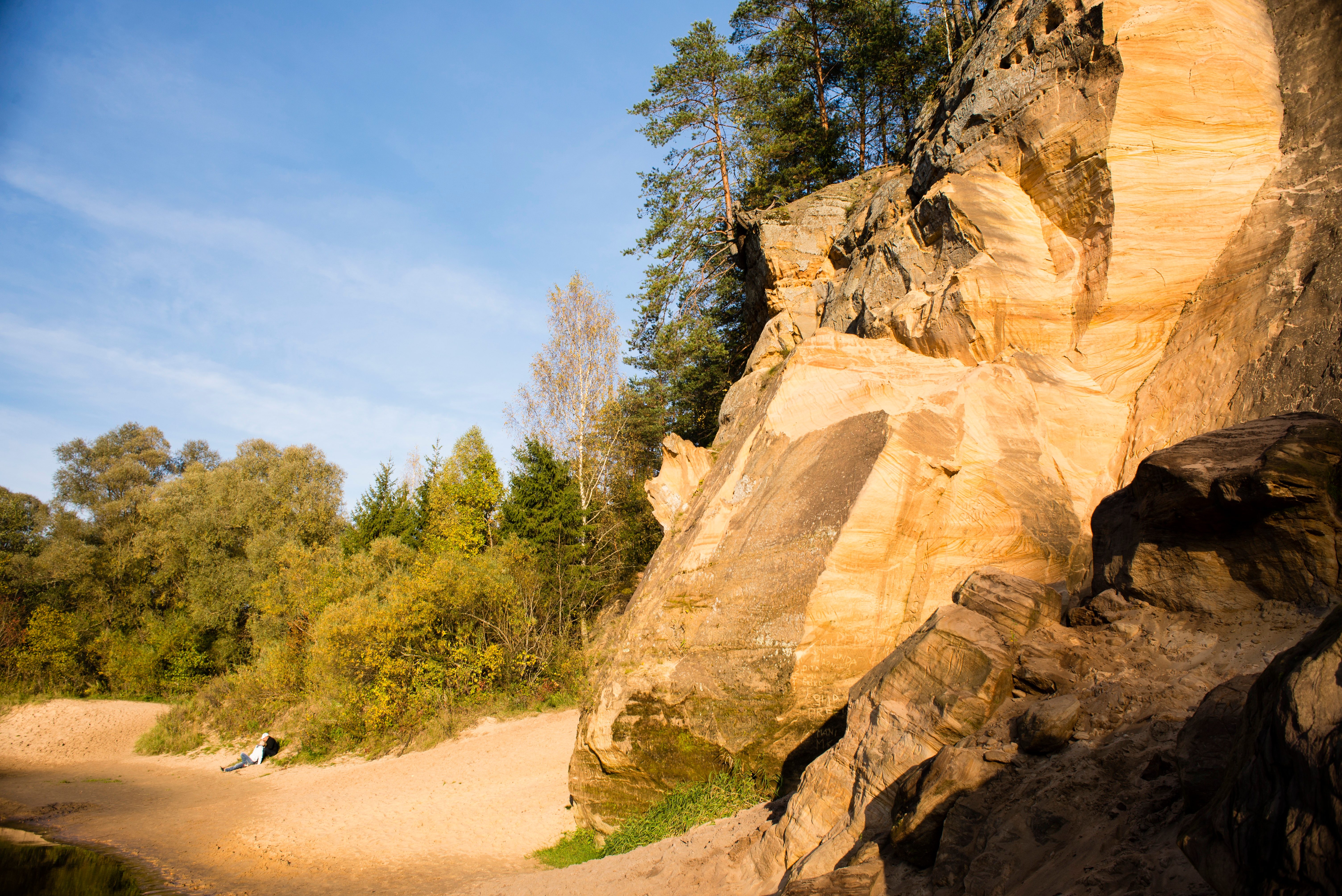 Blick auf die Adlerklippe