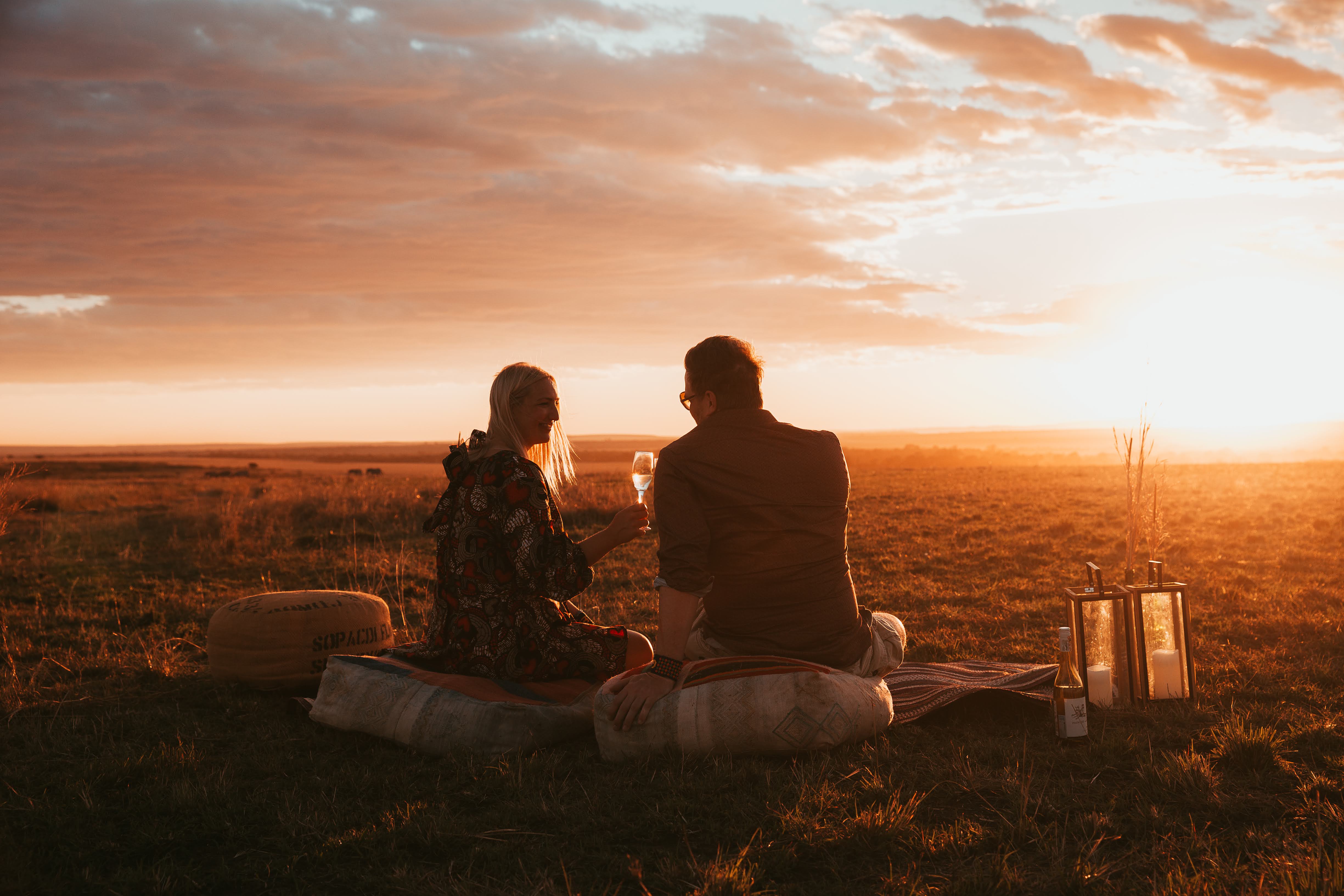 aktivität zum sonnenuntergang