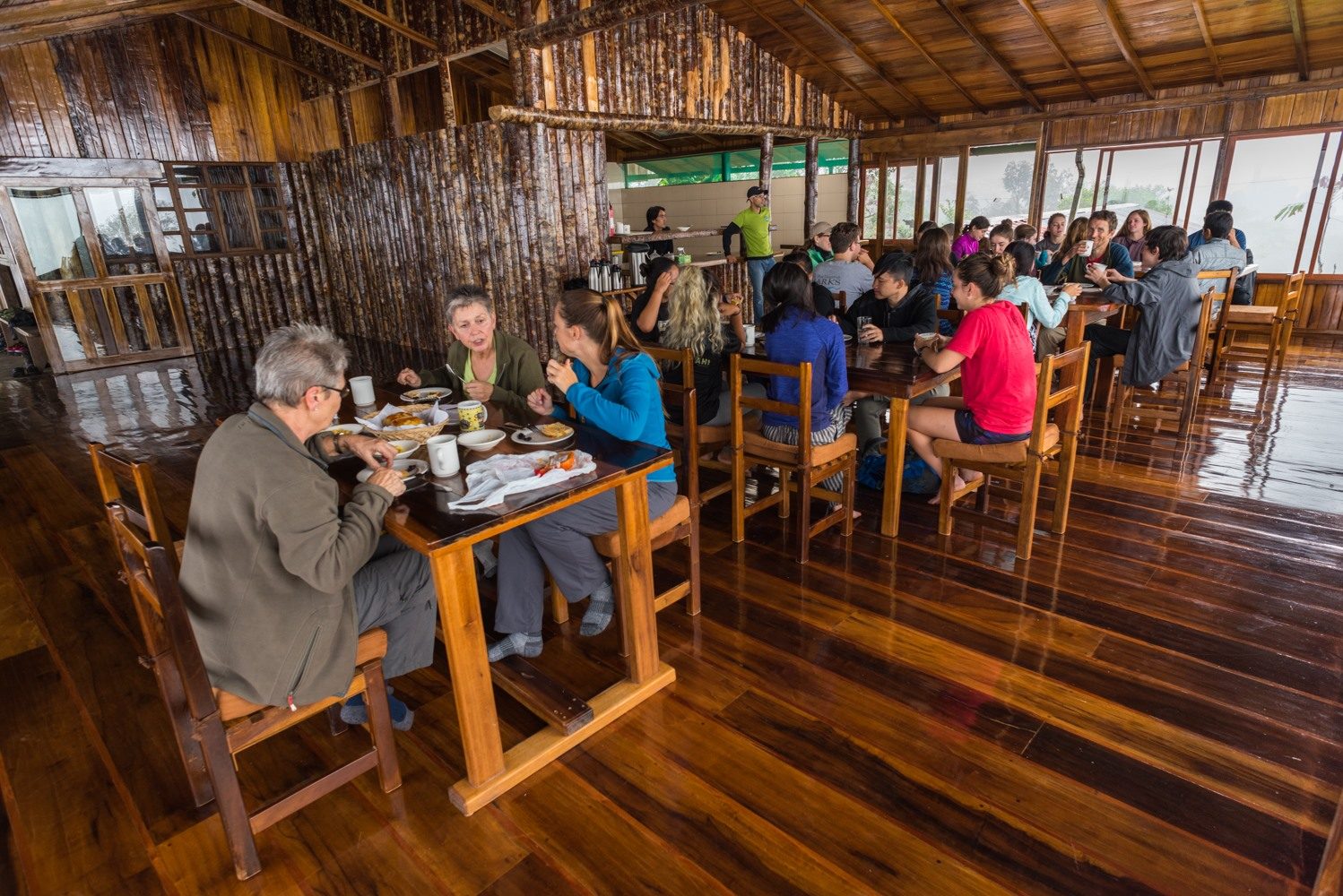 eco-lodge Essbereich