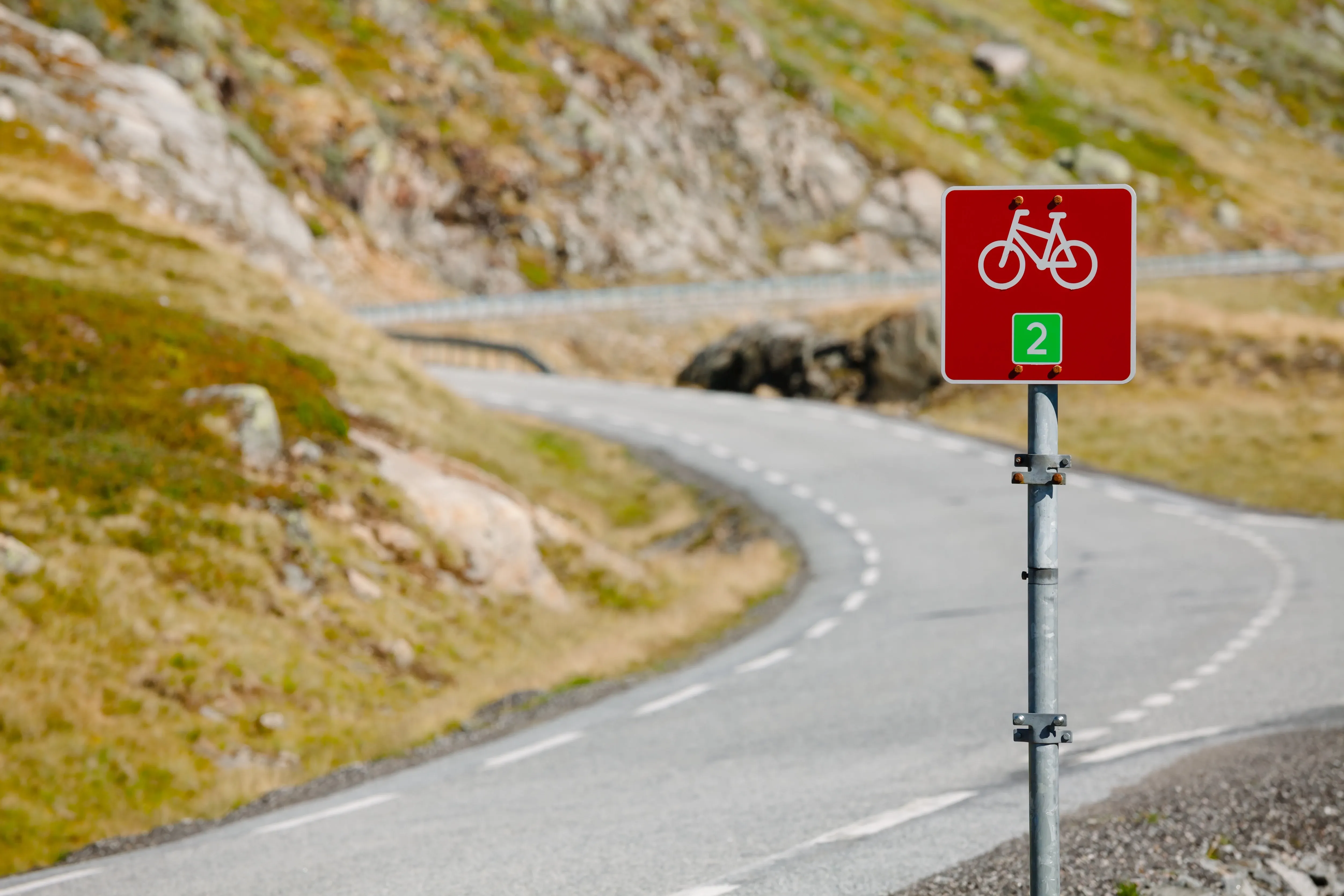 Bike infrastructure on german road