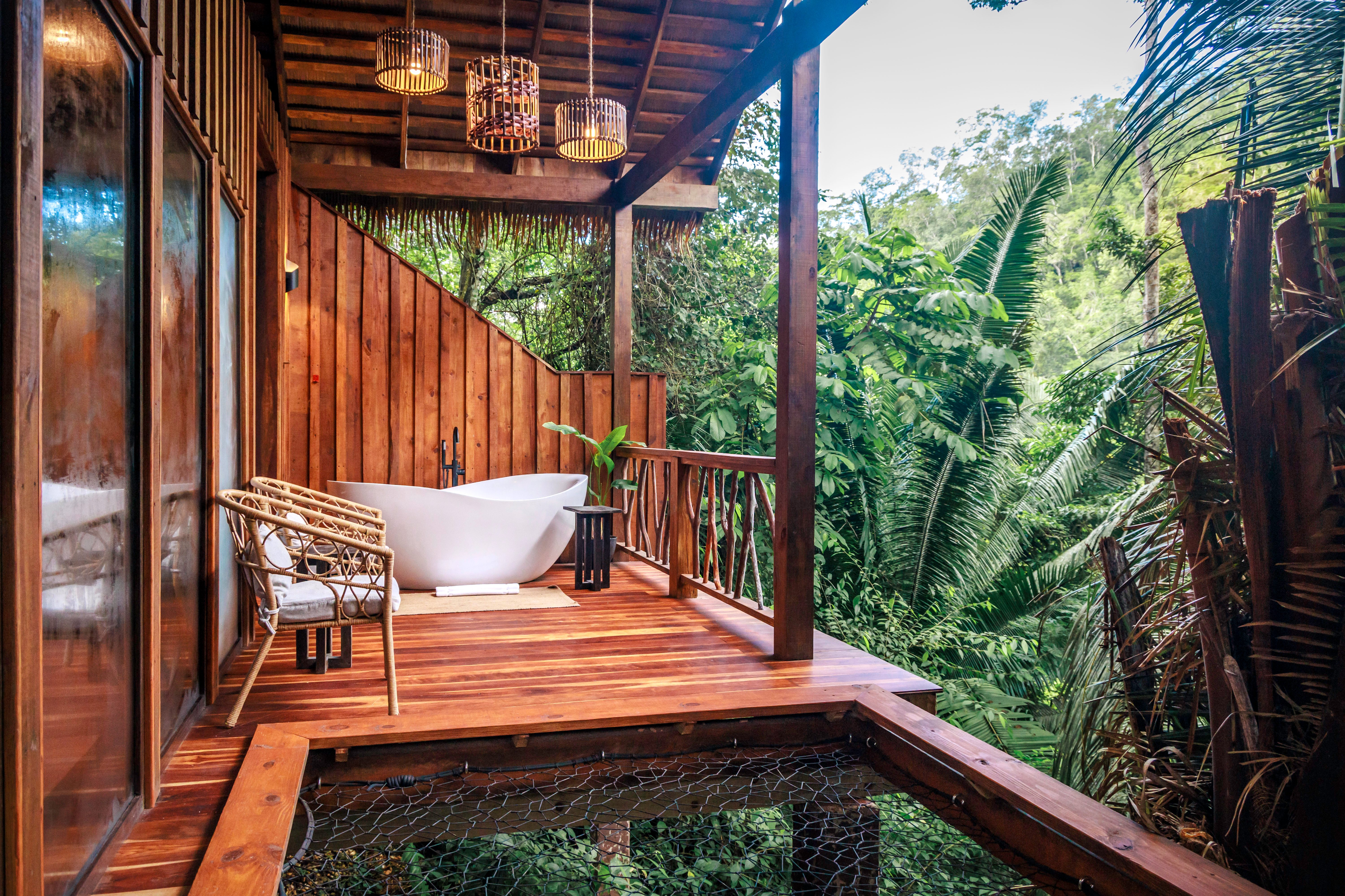 Premium Treehouse balcony view