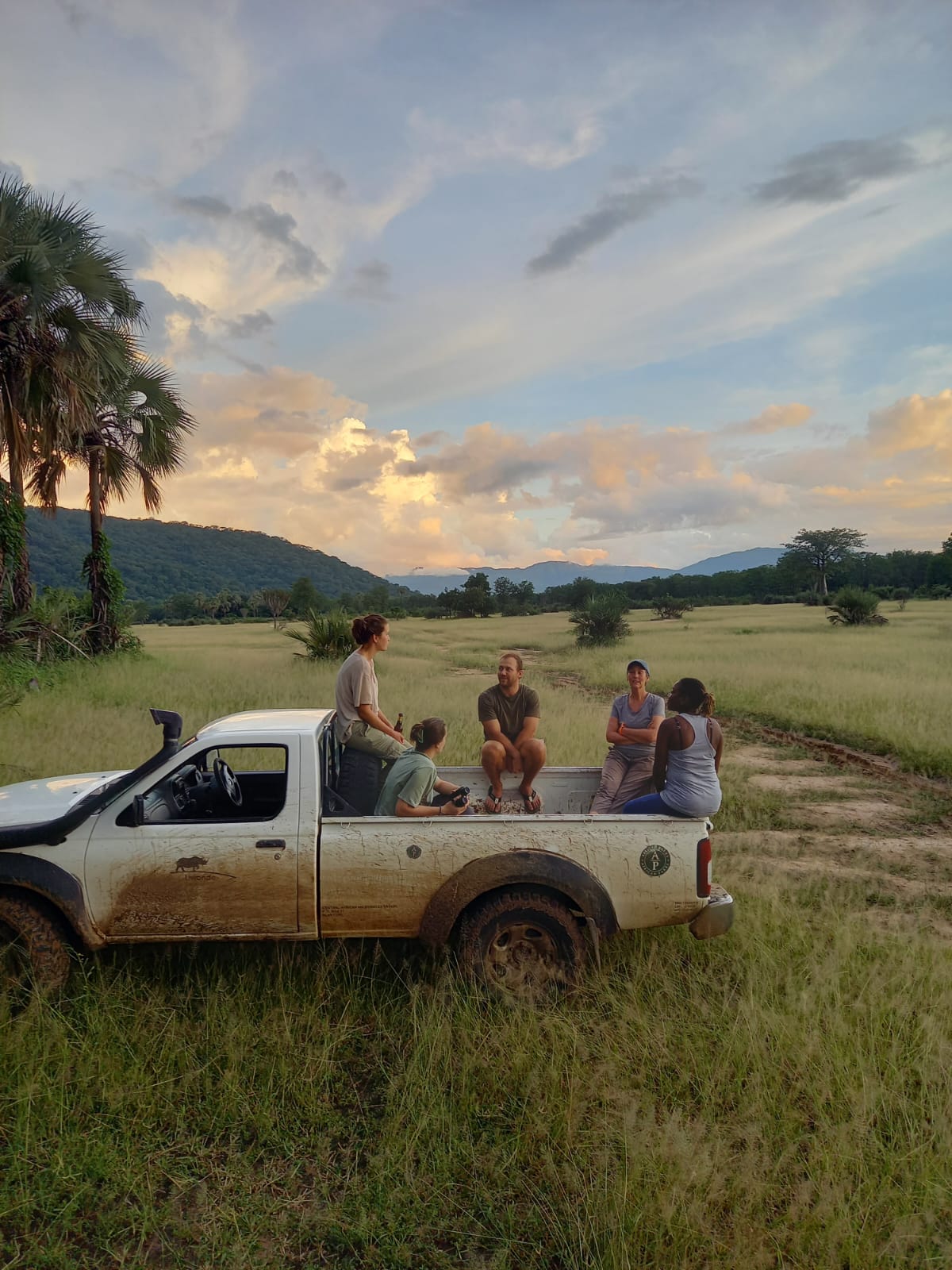 Freiwillige auf Pirschfahrt