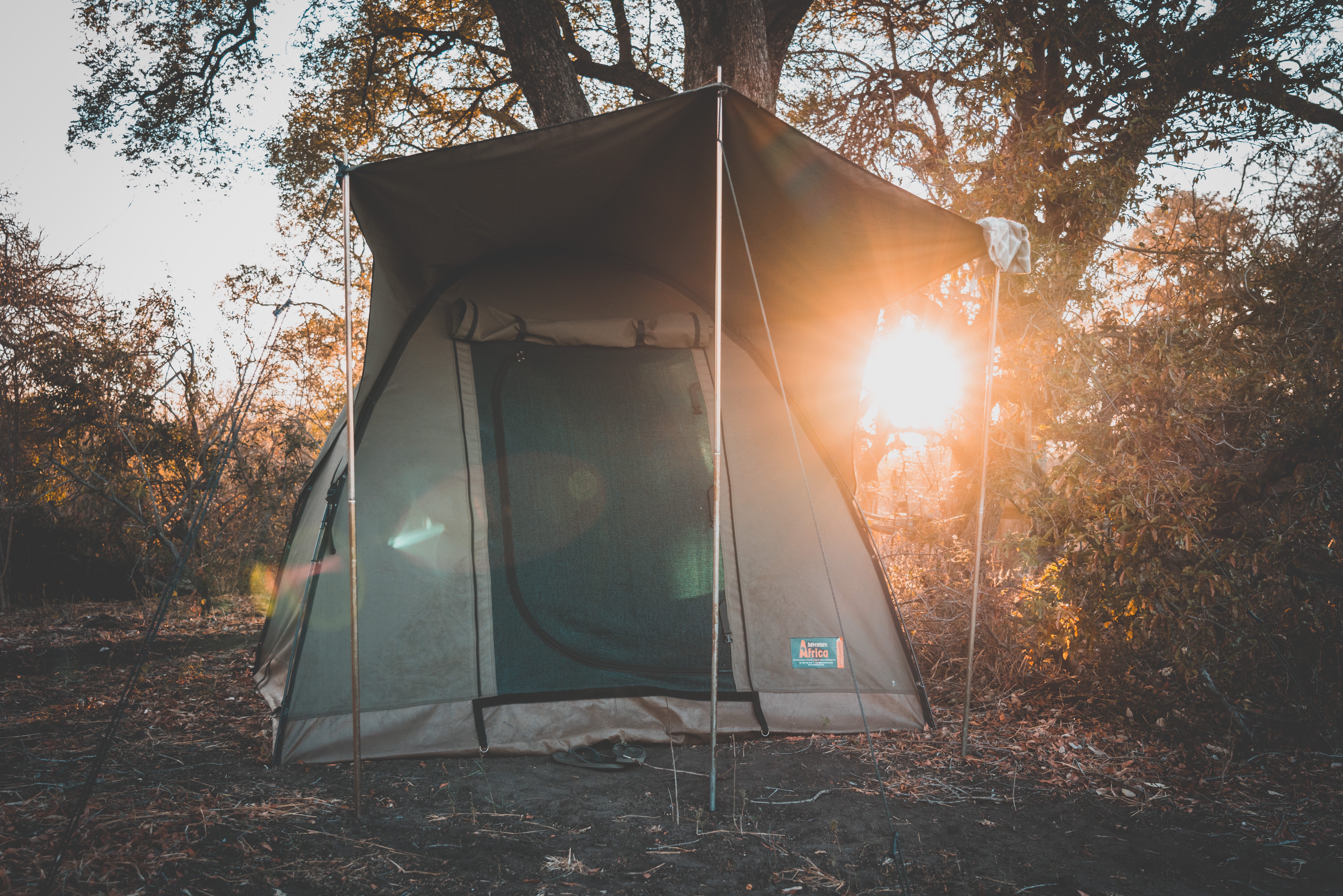 Zelt in Südafrika