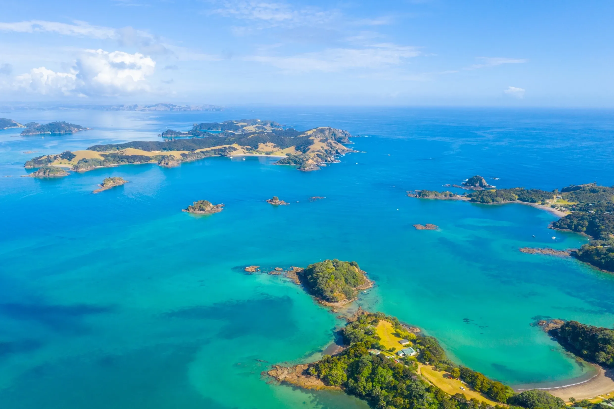 Urupukapaku Island aerial view