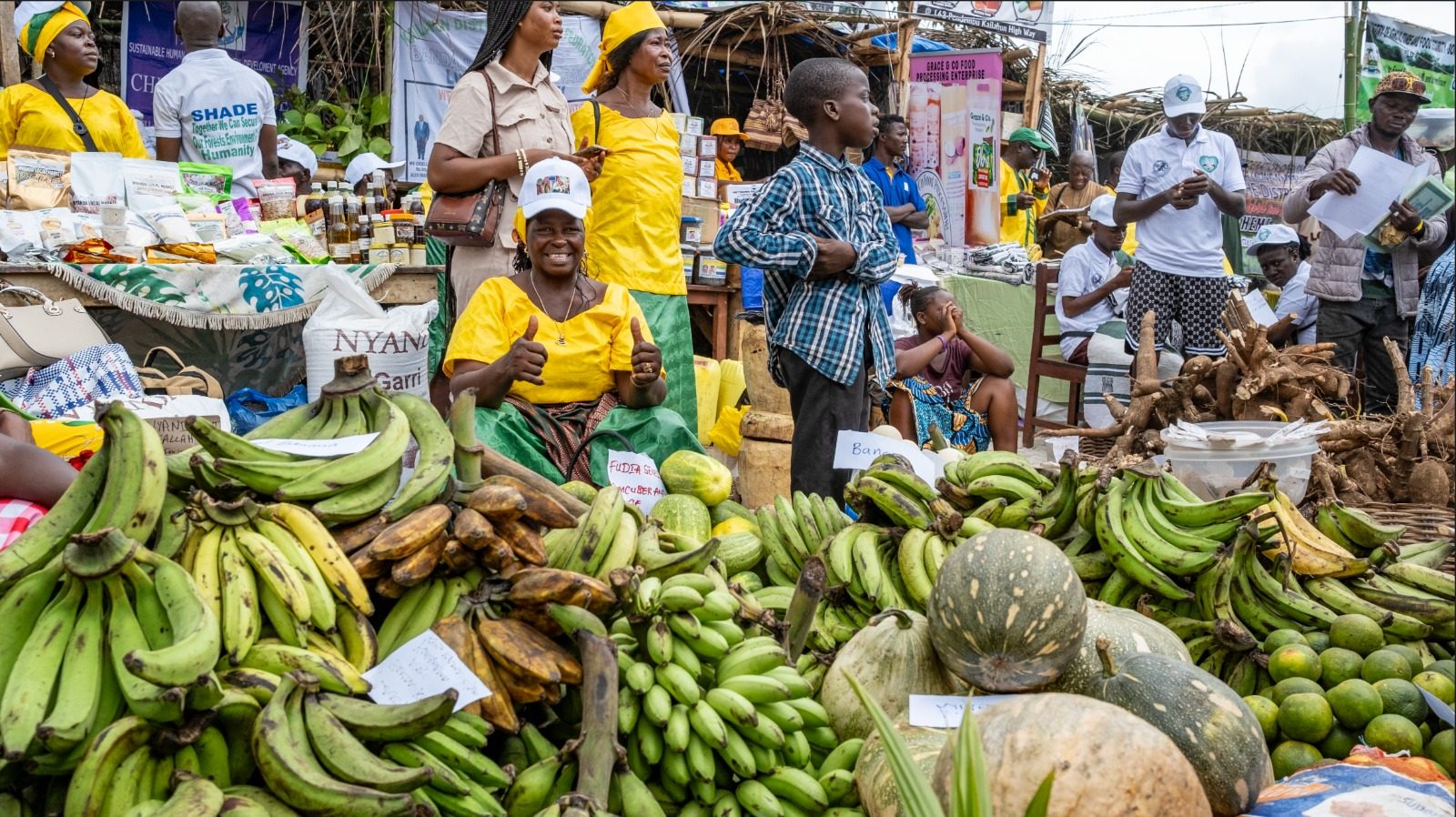 Sierra Leone food market