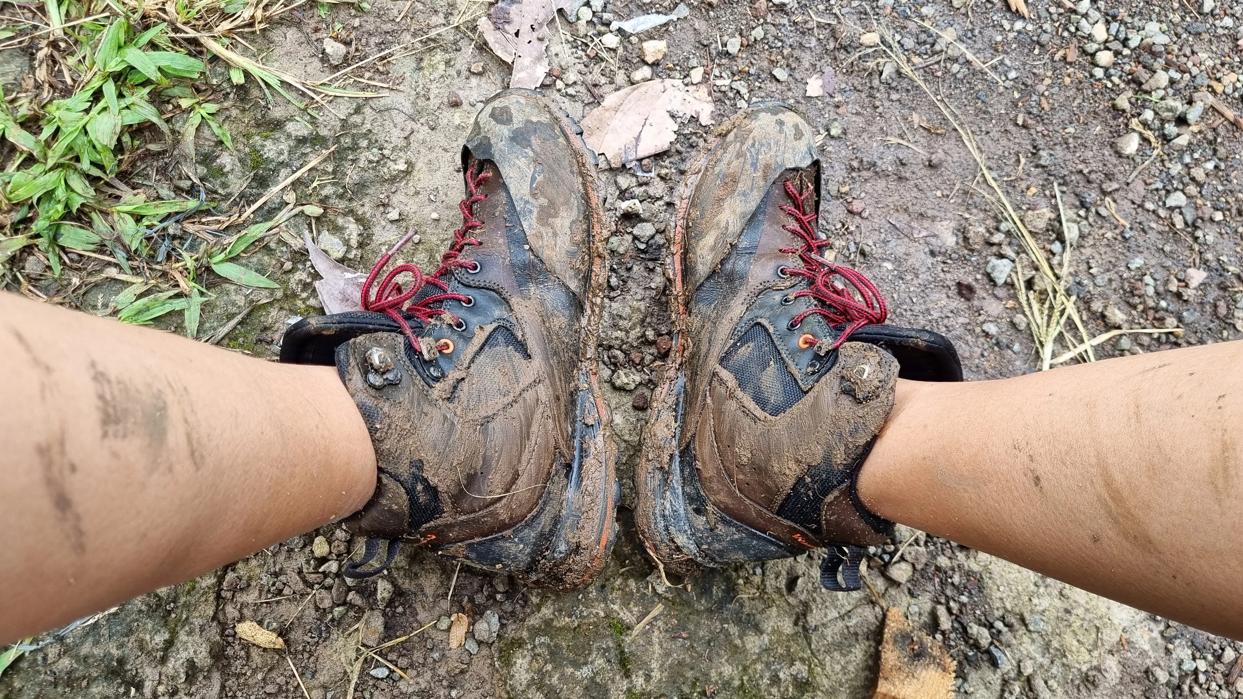 dirty shoes