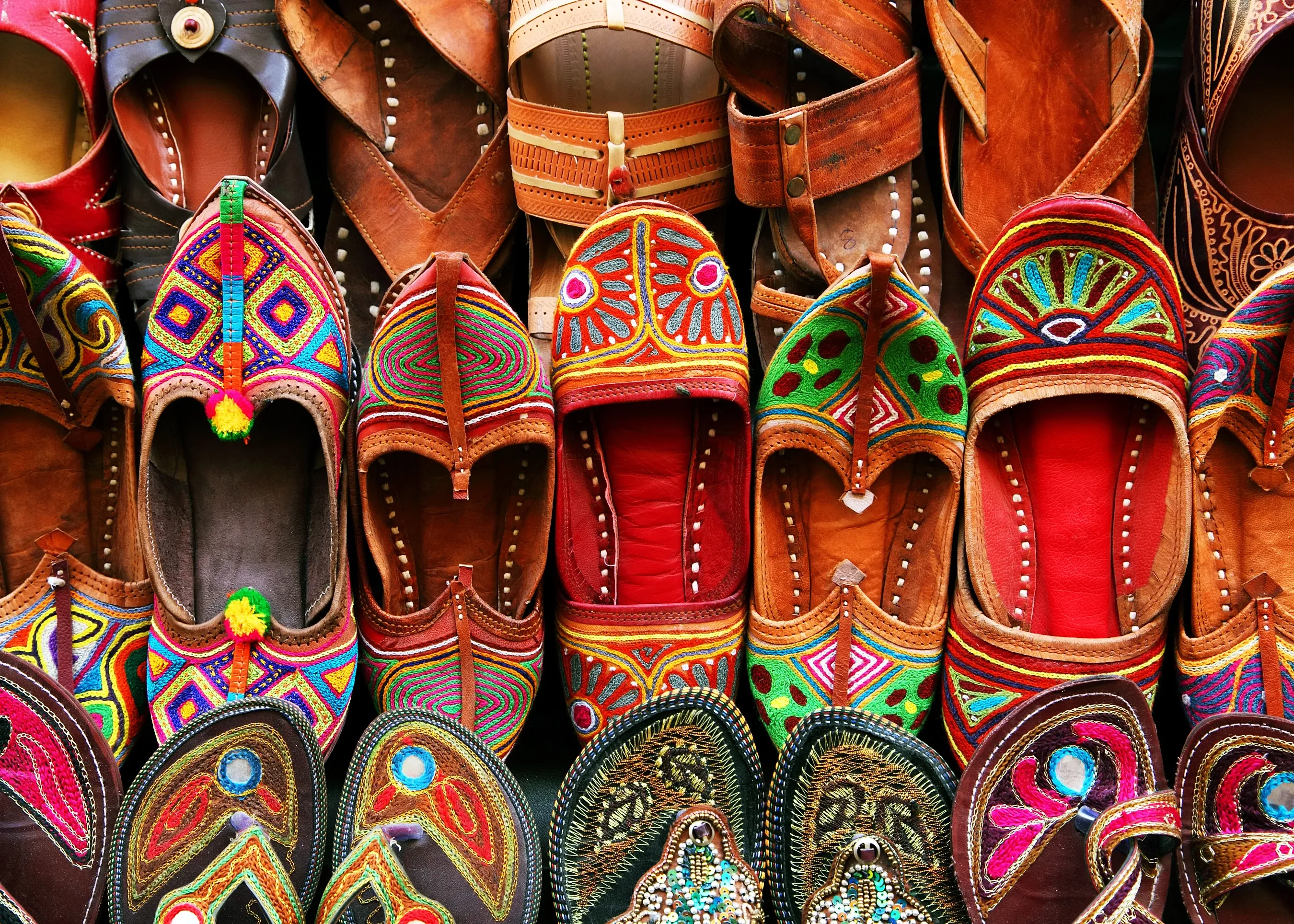 Indische Schuhe