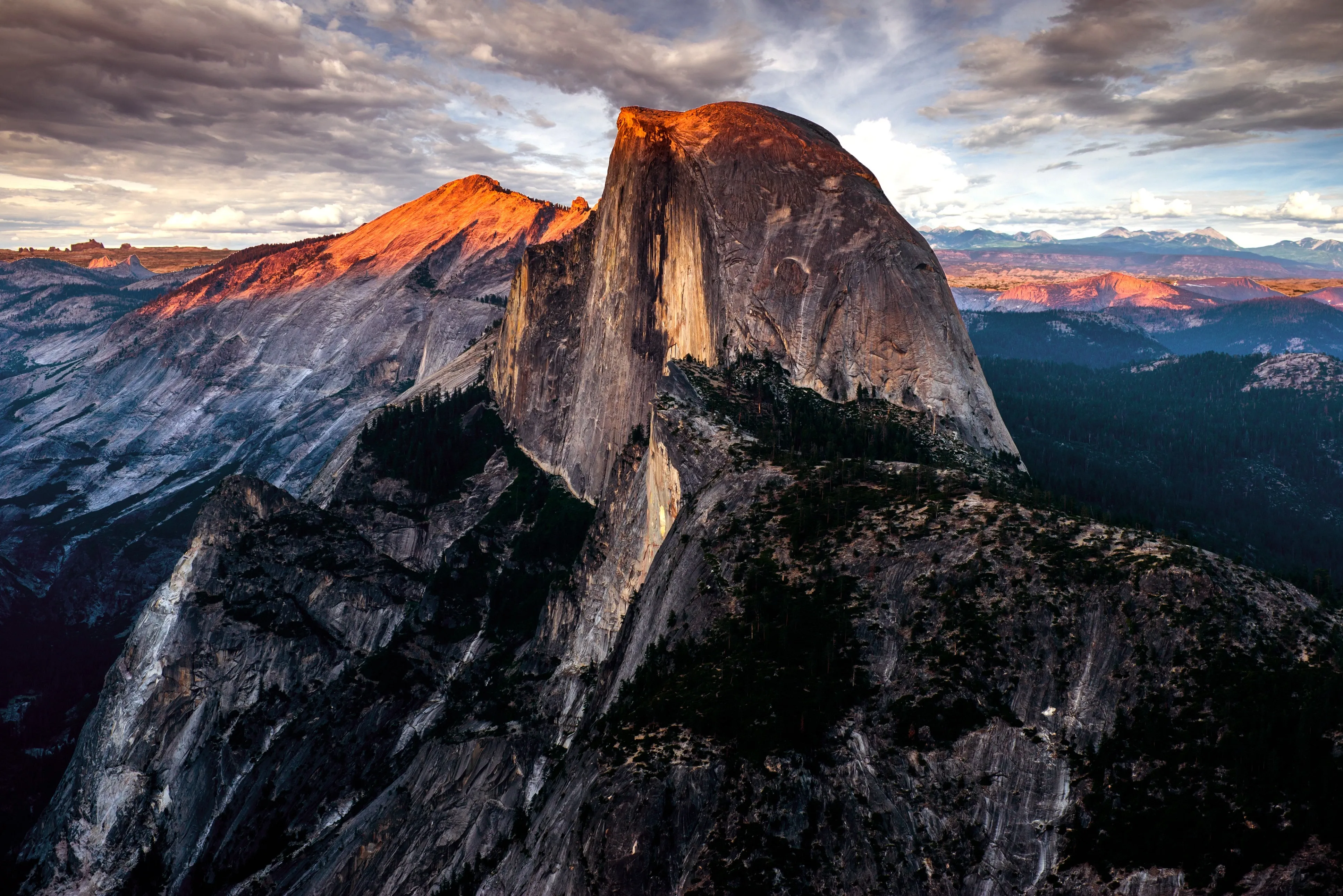 Half dome mountain