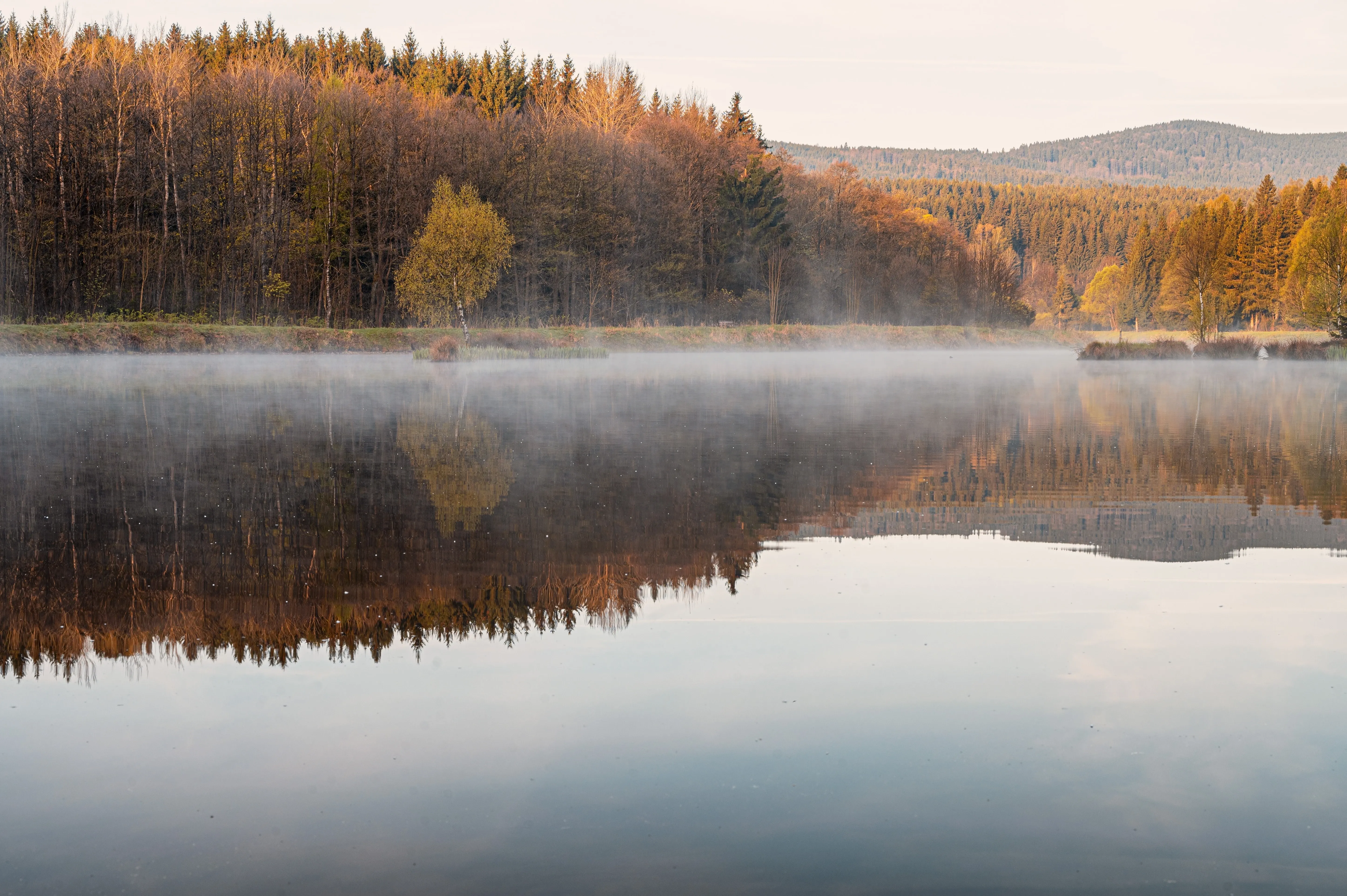 lake rudawa in poland