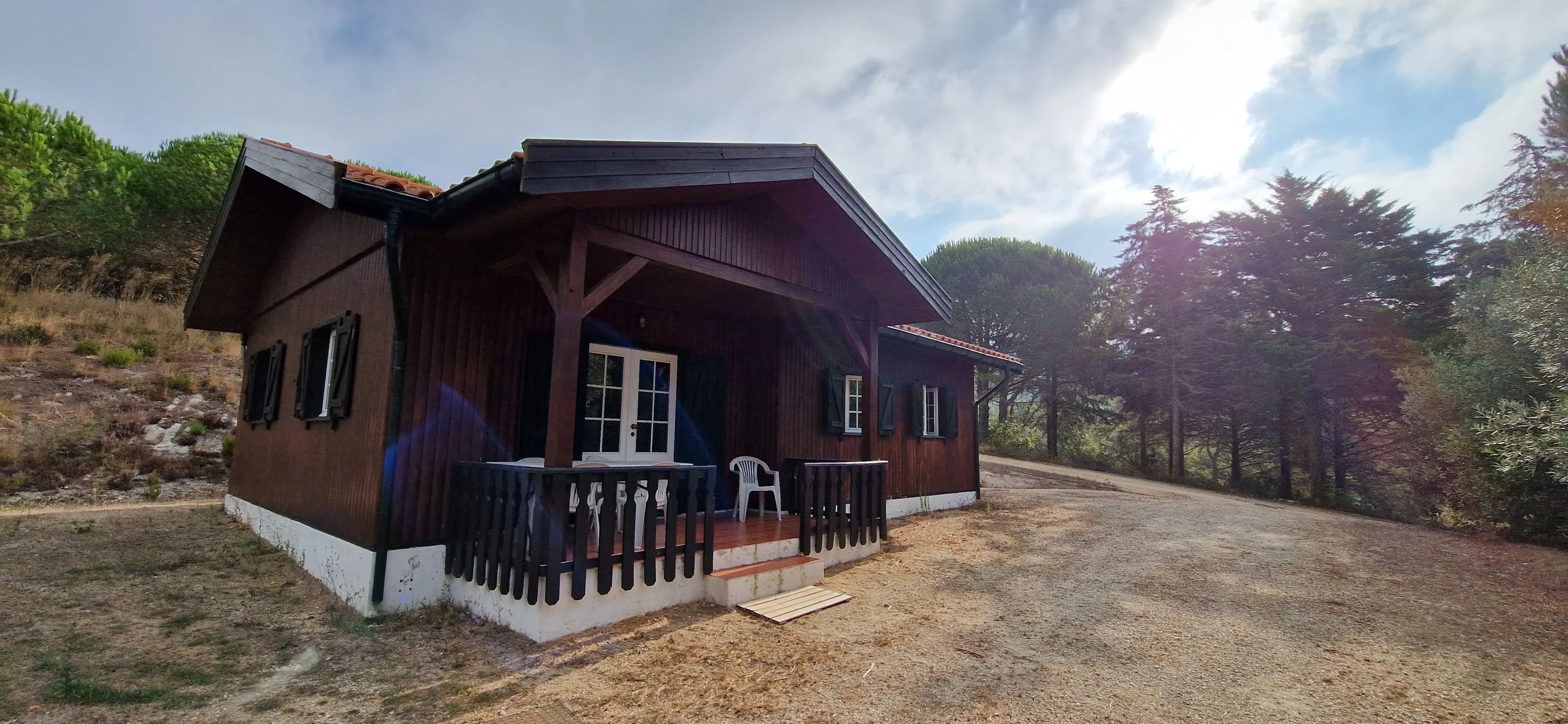 closeup of accommodation