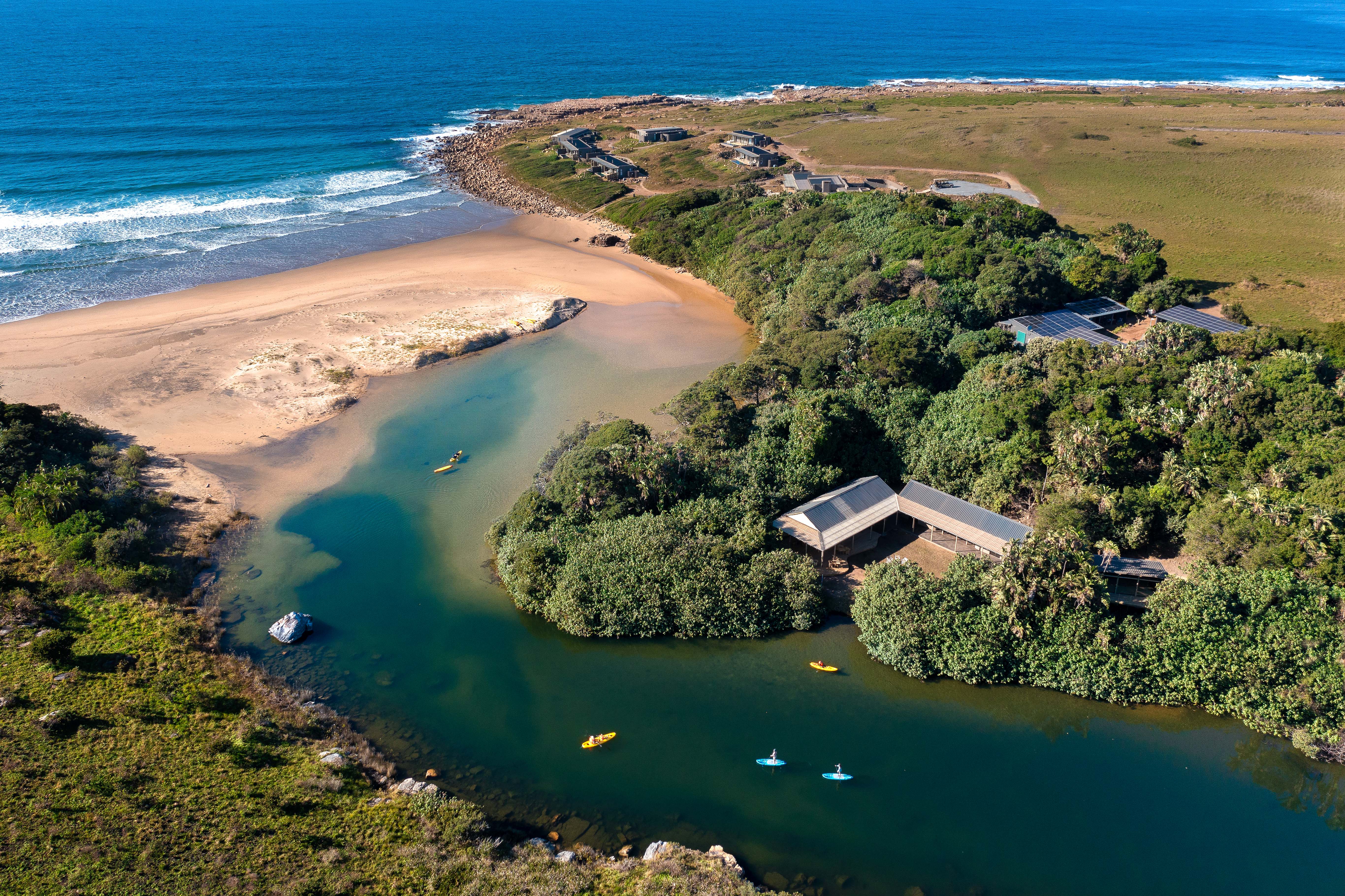 Gwegwe lodge aerial view