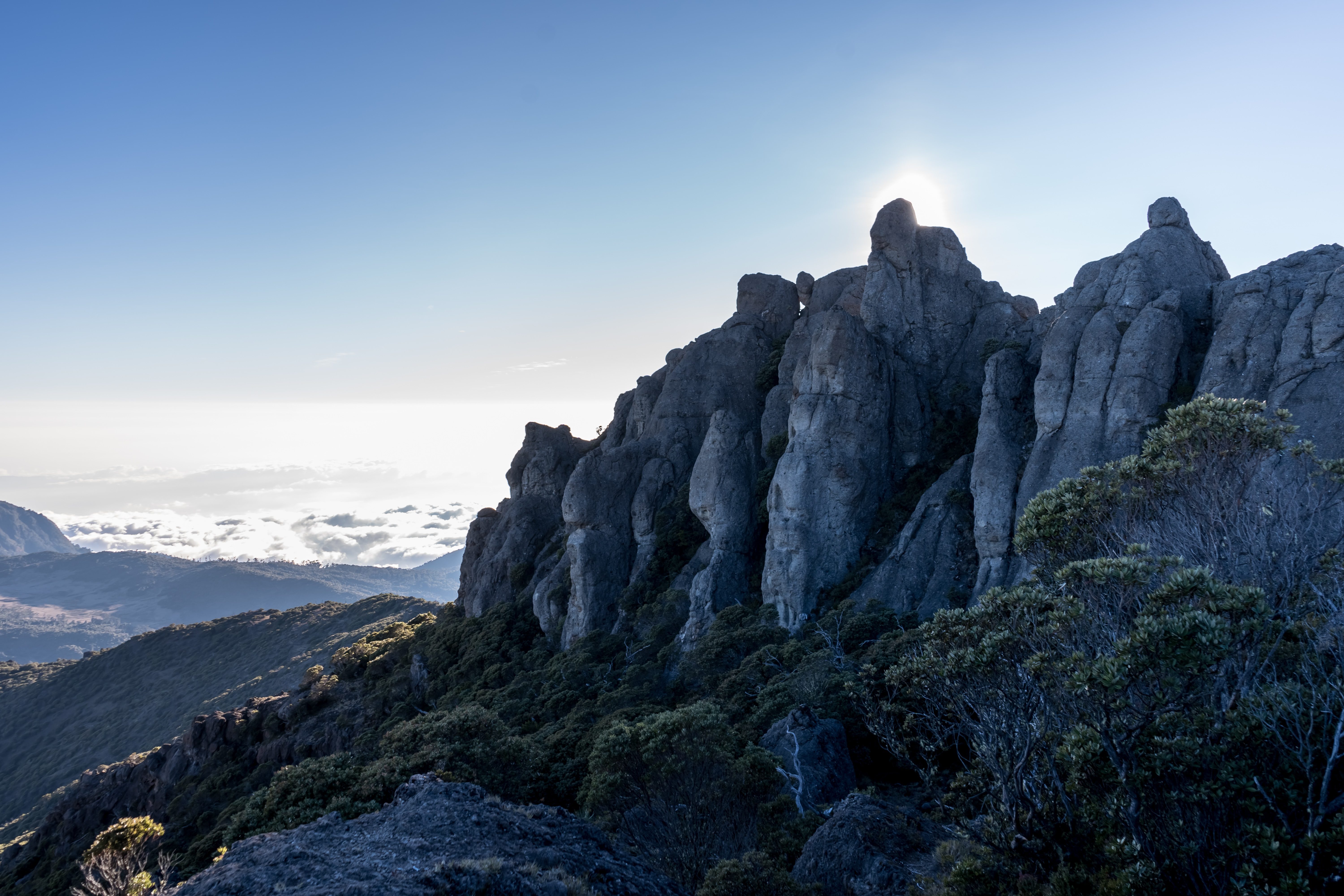 Sonnenuntergang im Chirripo Nationalpark