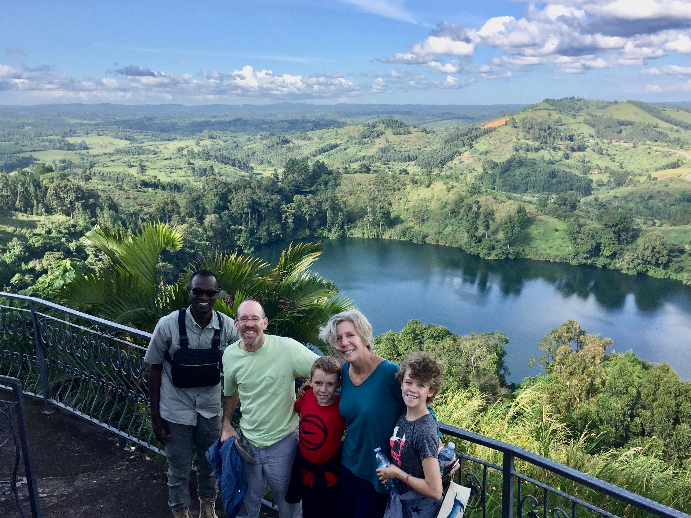 Familienbesichtigung in Uganda