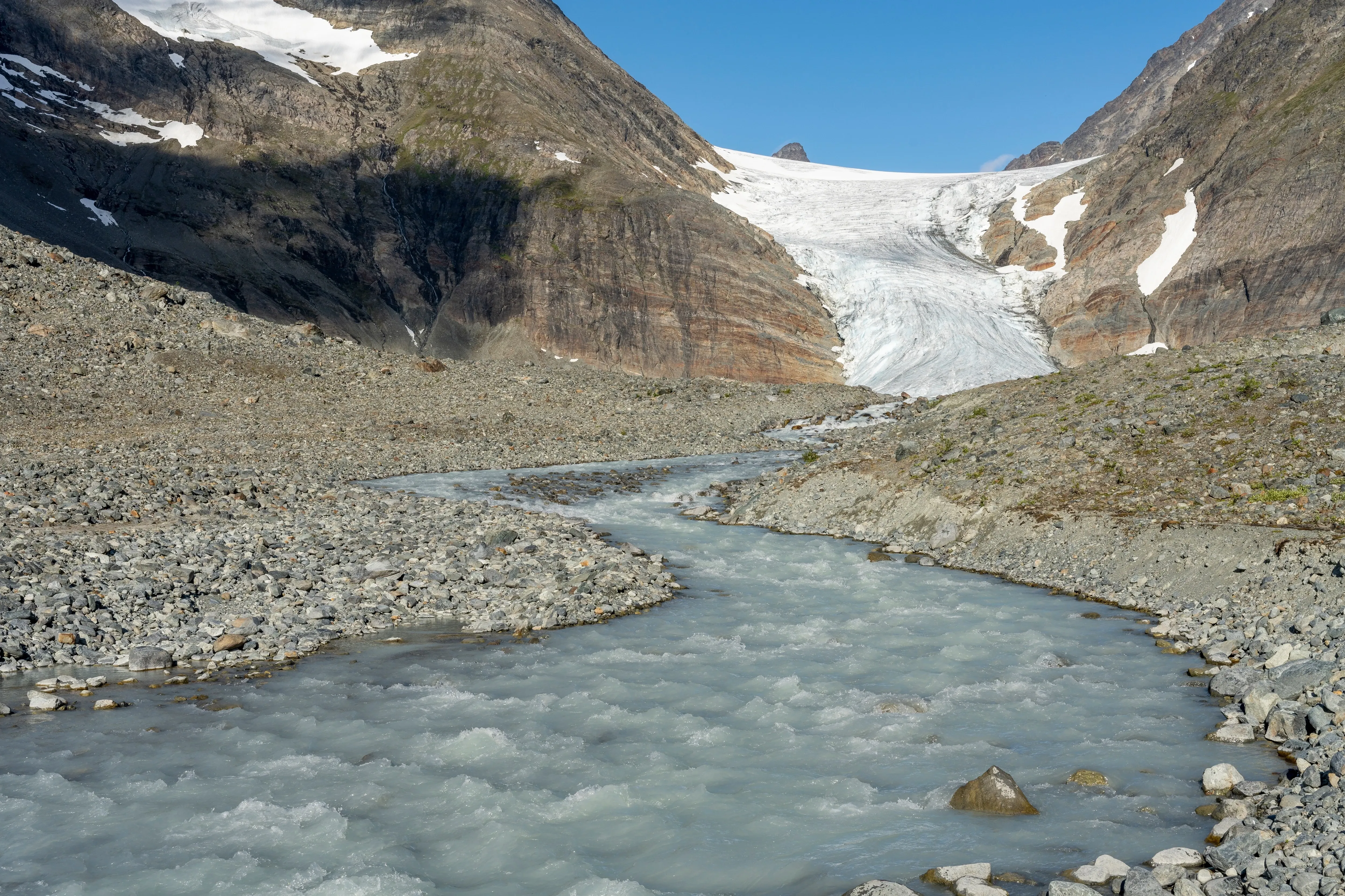Steindalsbreen glacier
