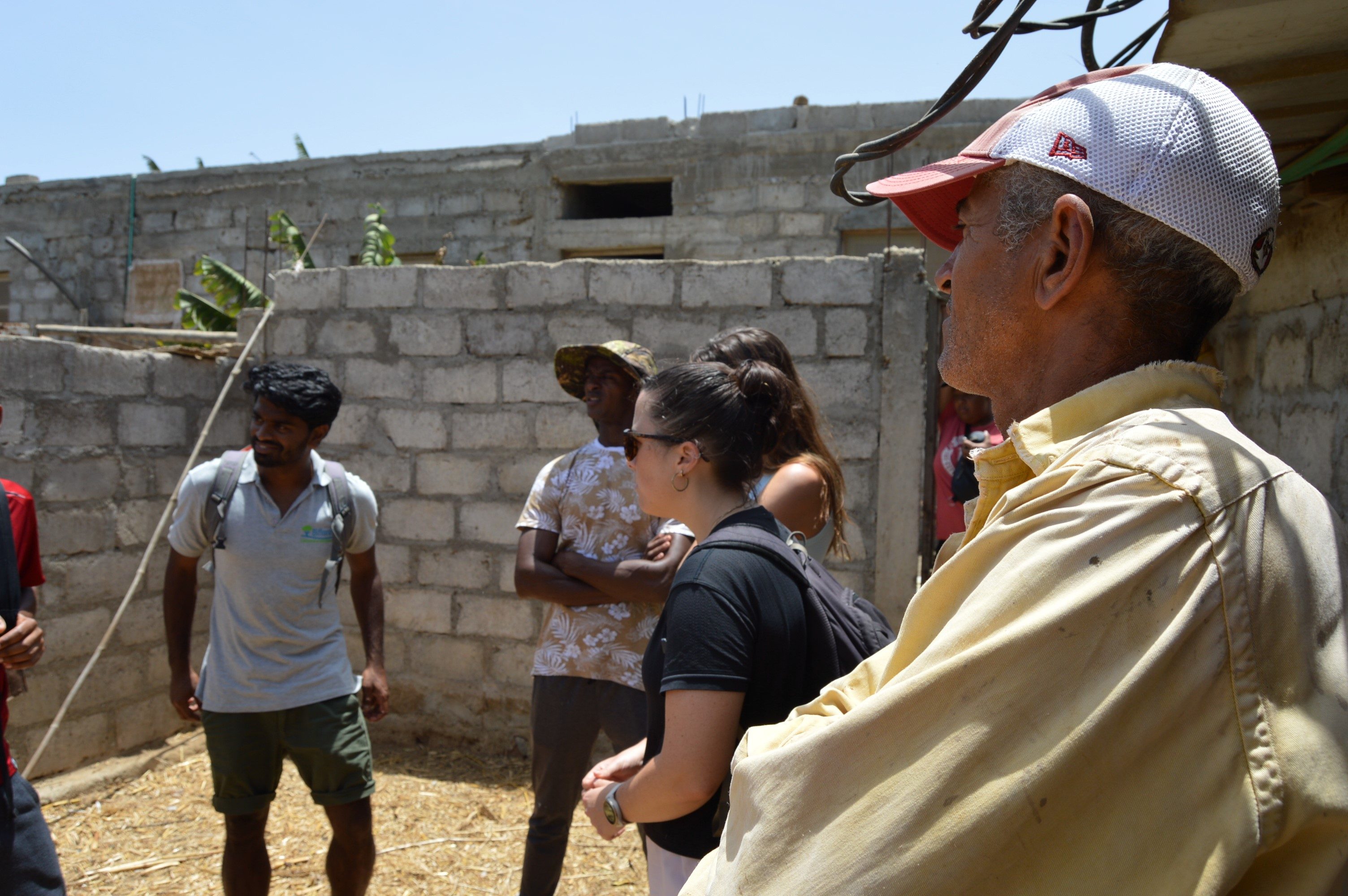 Volunteer induction before heading out for activities