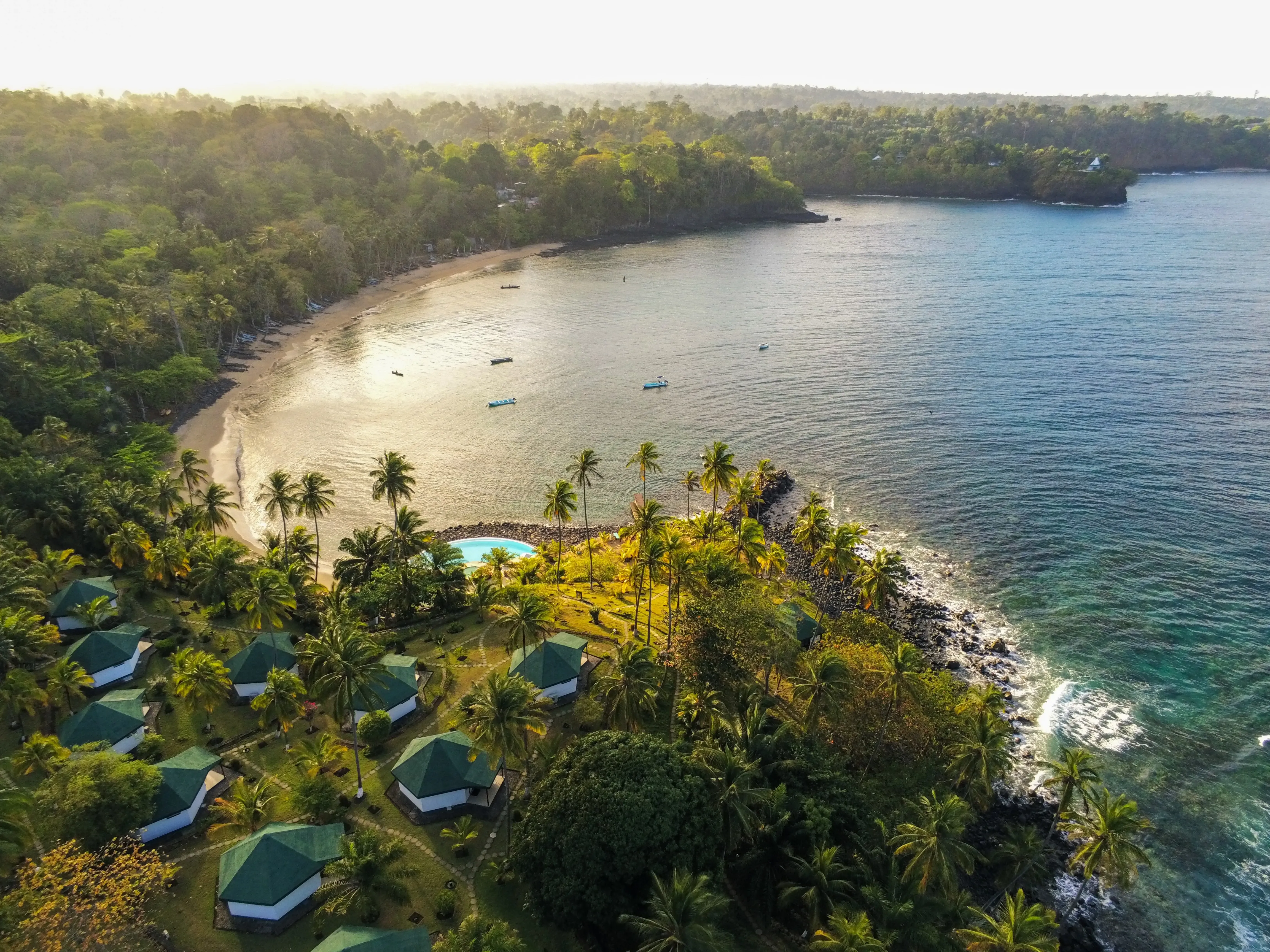 santana beach sao tome africa