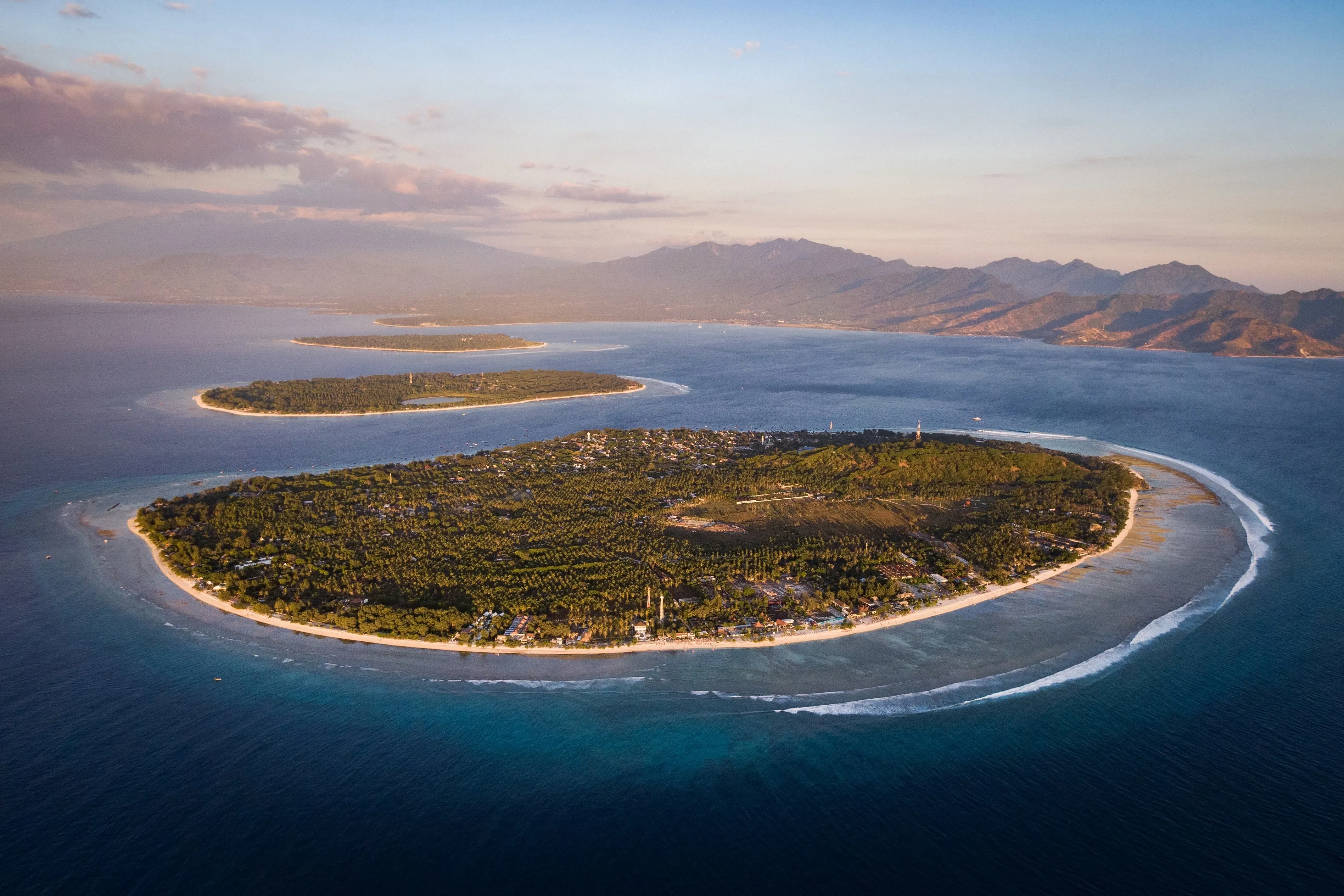 gili island sundown