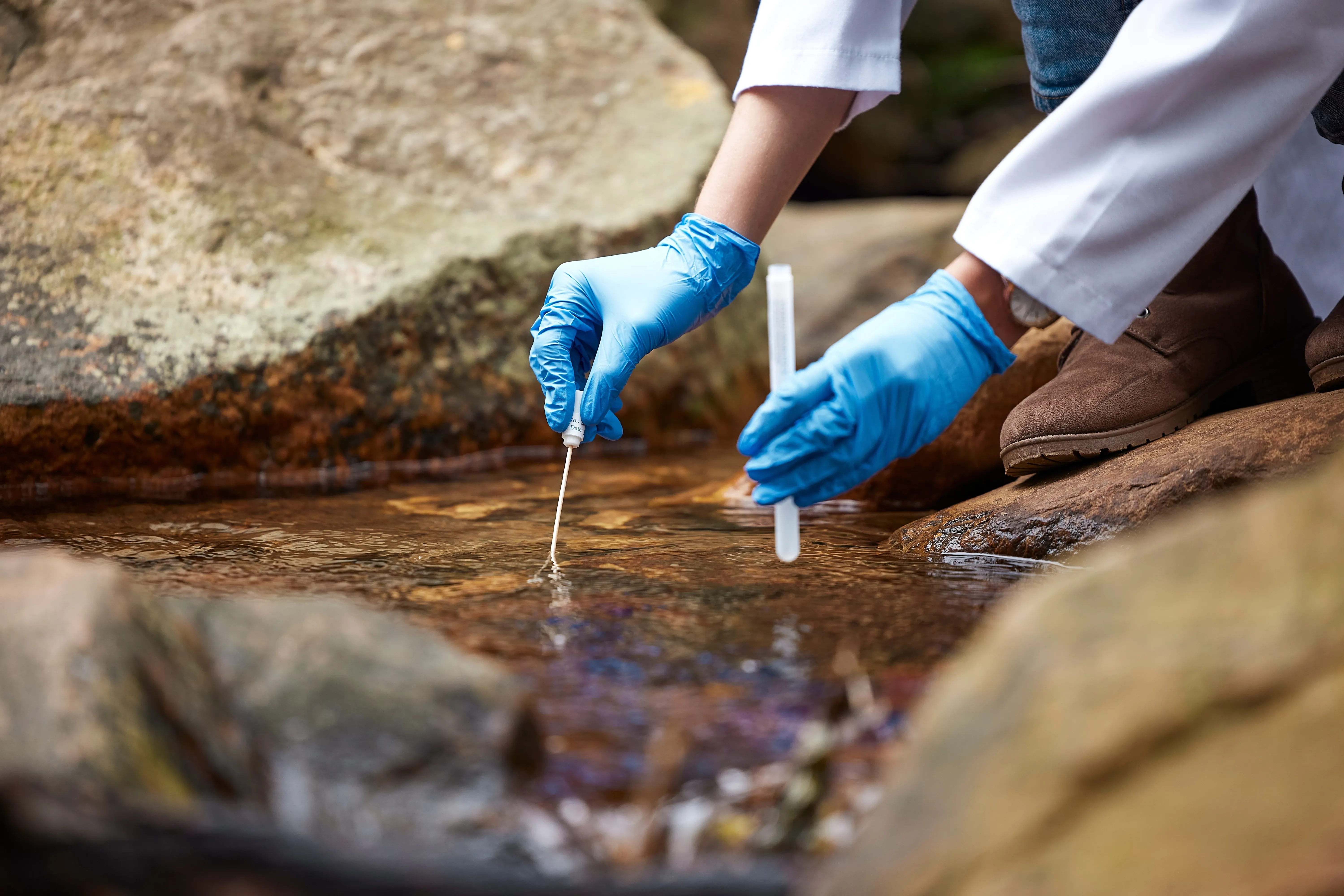 biologist researching water