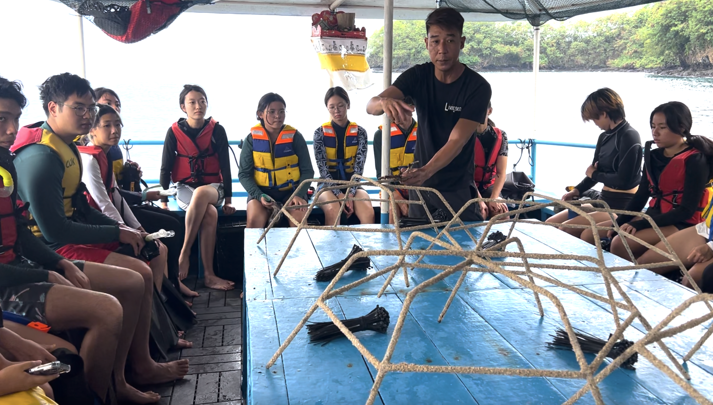 Presentation prior to activities
